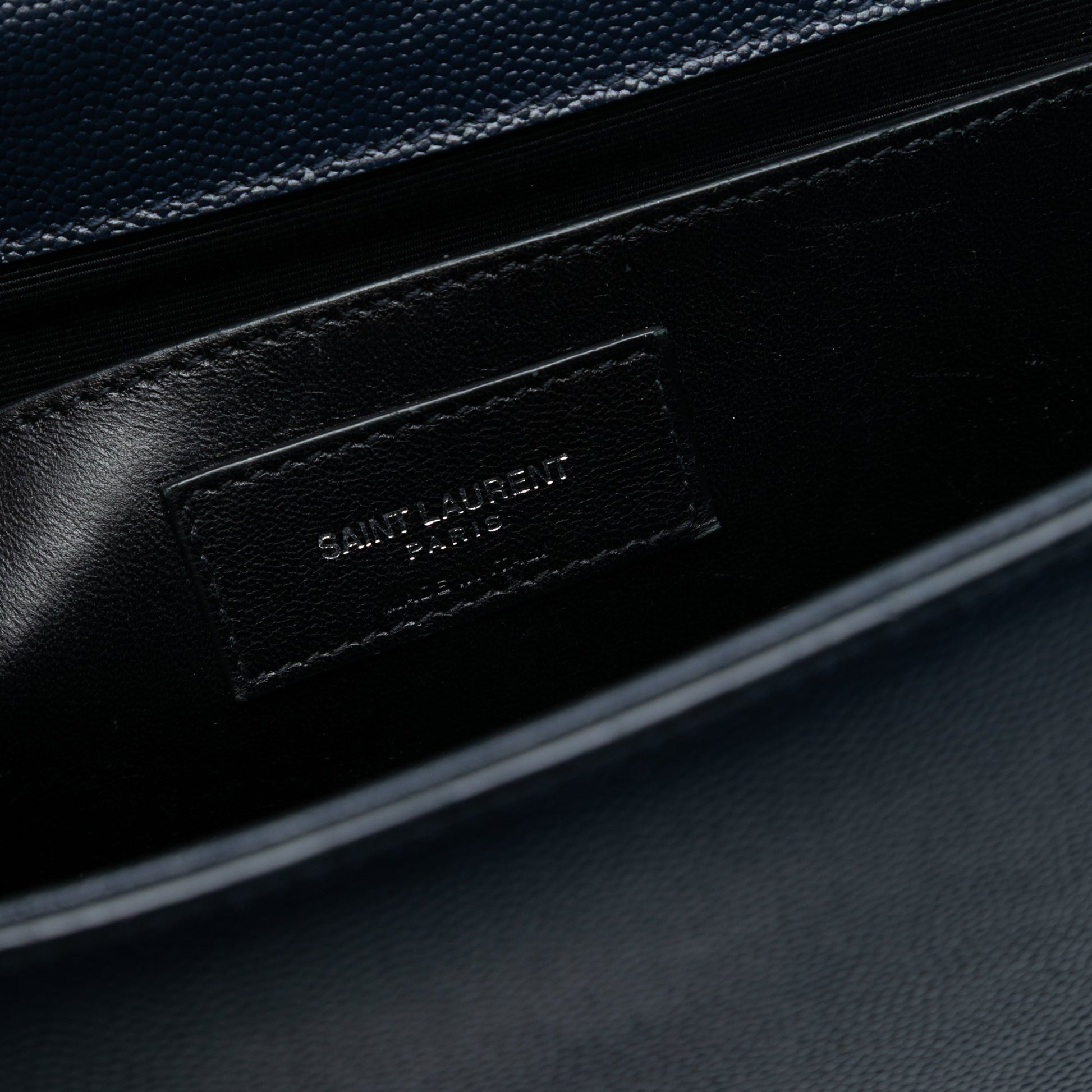 Saint Laurent Medium Grain De Poudre Monogram Kate Crossbody