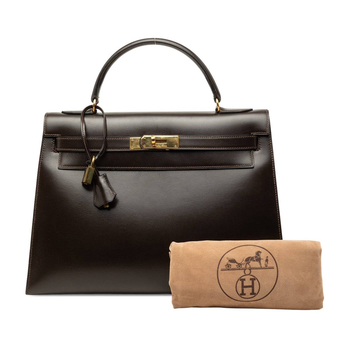 Hermès Box Calf Kelly II Sellier 32