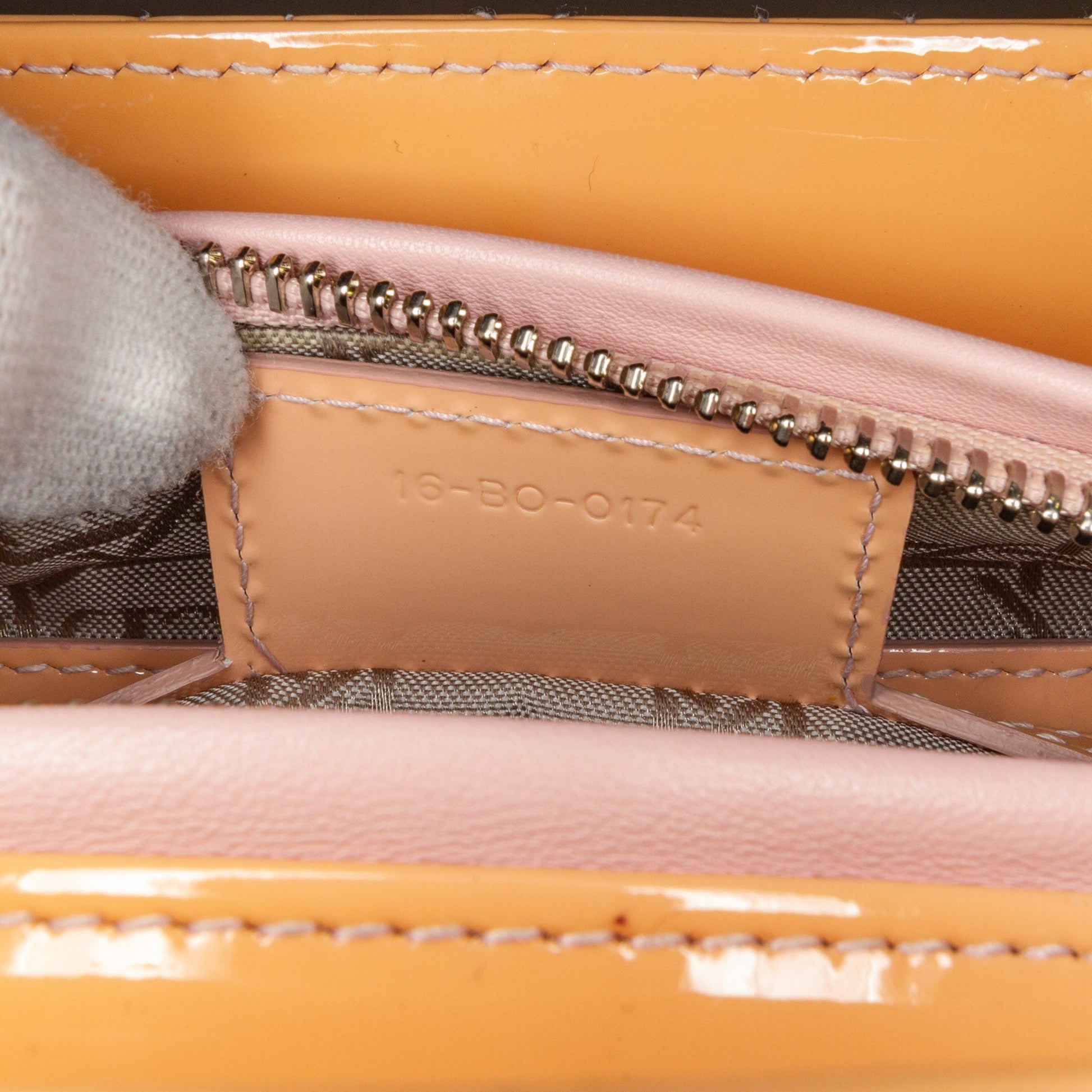 Medium Patent Cannage Lady Dior