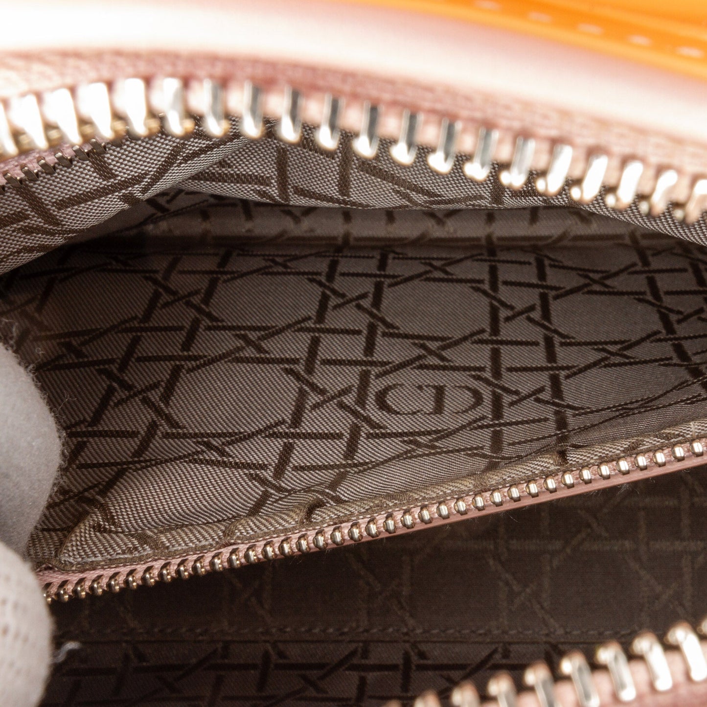 Medium Patent Cannage Lady Dior