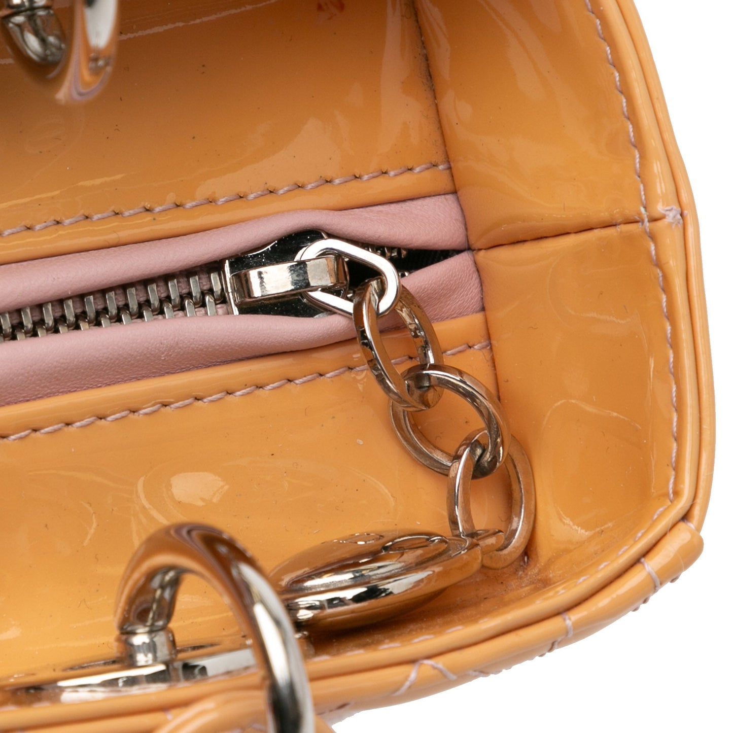 Medium Patent Cannage Lady Dior