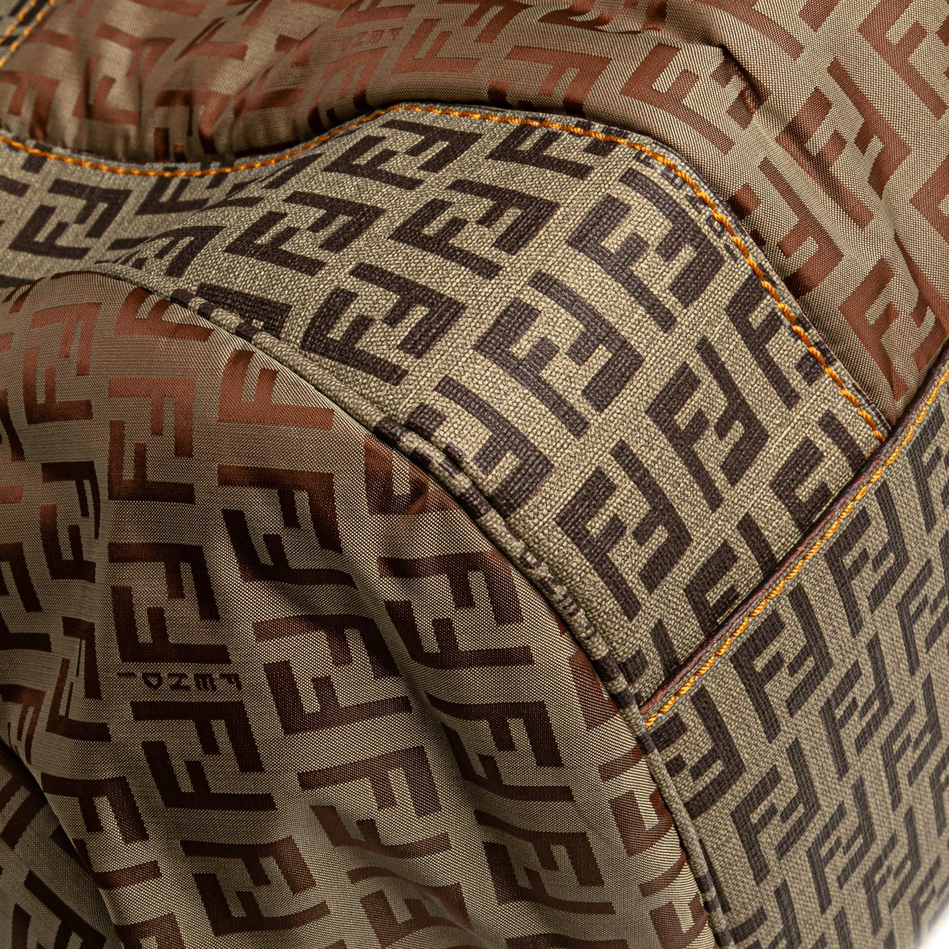 Fendi Zucchino Nylon and Spalmati Grande Pillow Tote