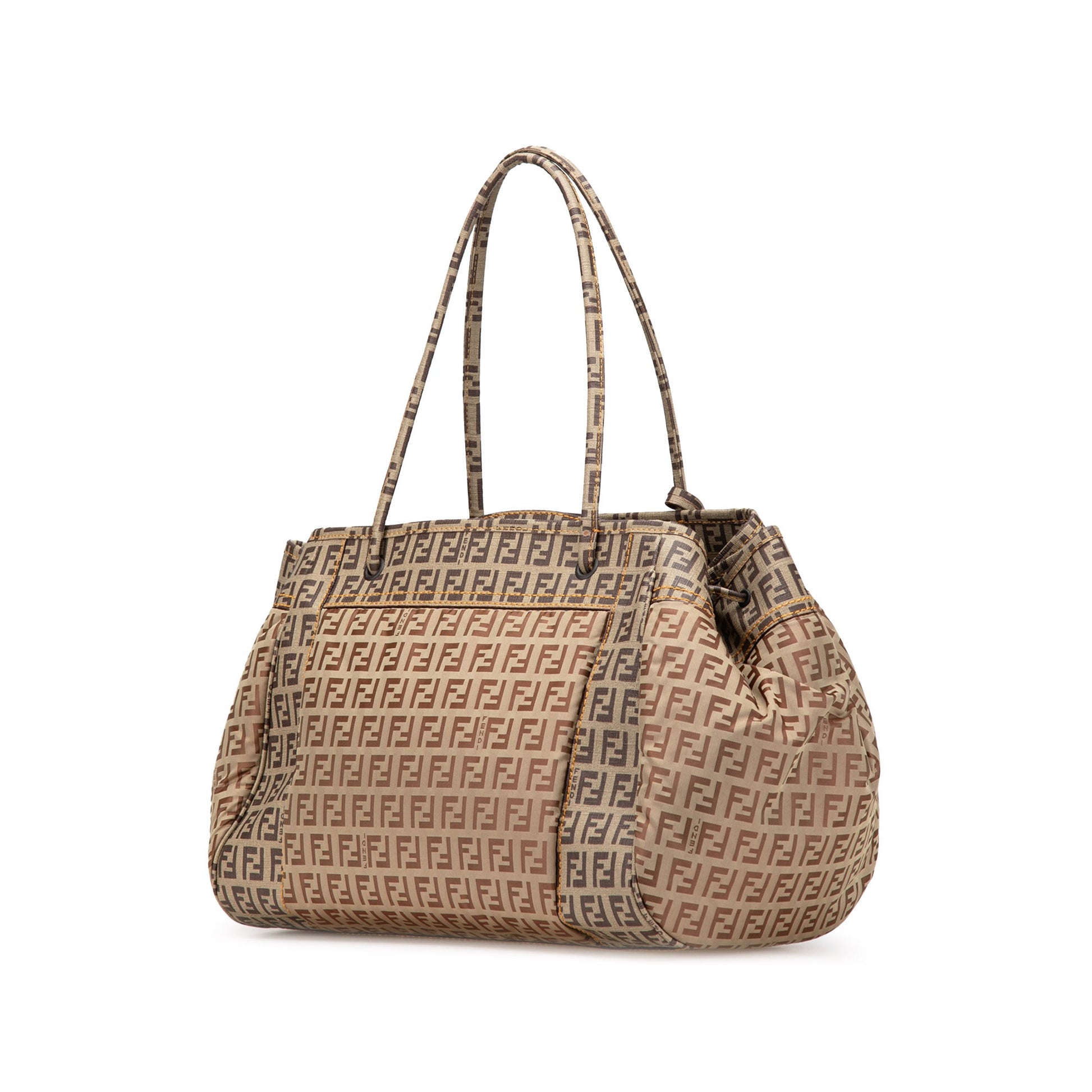 Fendi Zucchino Nylon and Spalmati Grande Pillow Tote