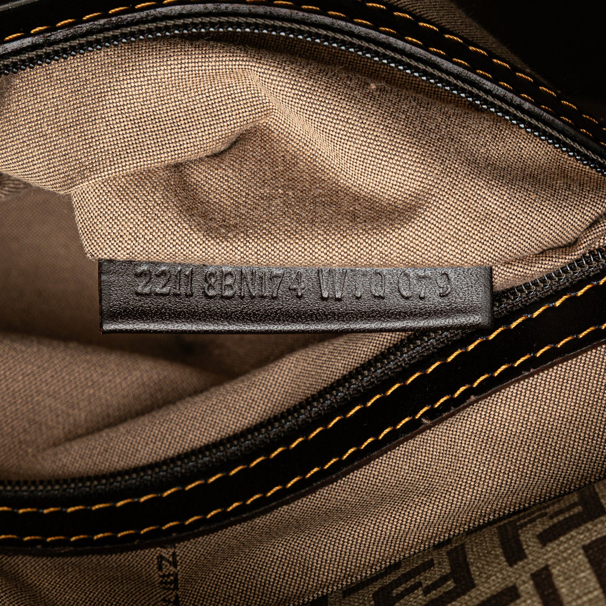 Fendi Zucchino Nylon and Spalmati Grande Pillow Tote