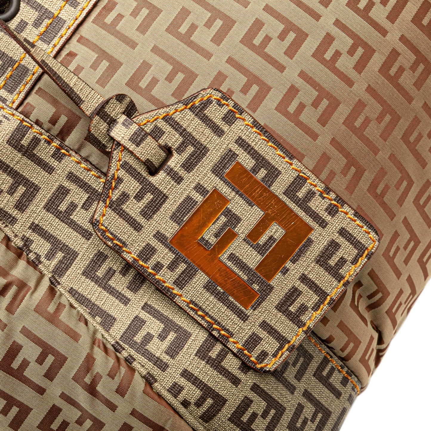 Fendi Zucchino Nylon and Spalmati Grande Pillow Tote