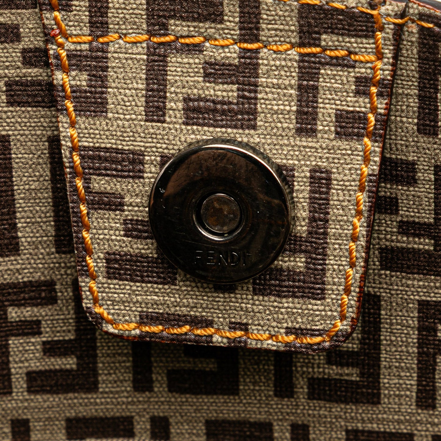 Fendi Zucchino Nylon and Spalmati Grande Pillow Tote