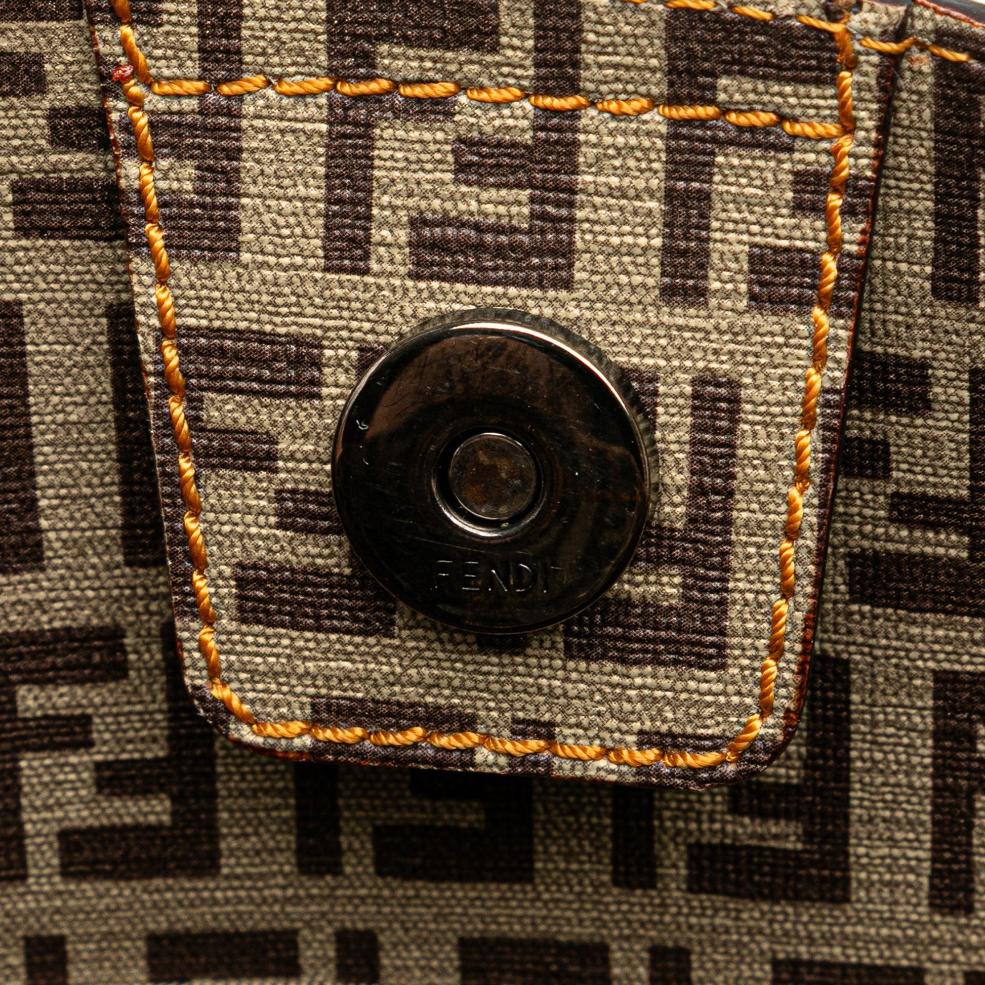 Fendi Zucchino Nylon and Spalmati Grande Pillow Tote