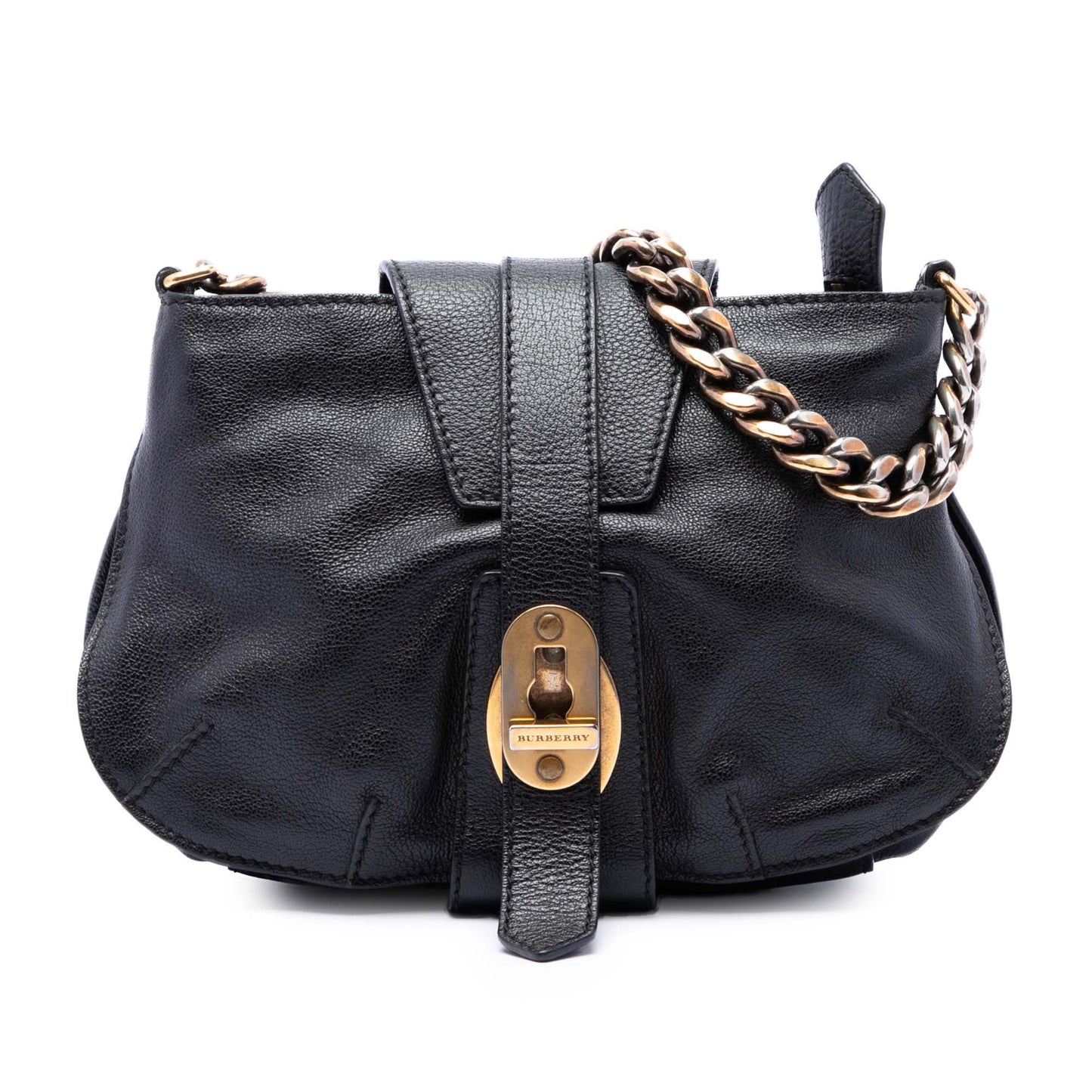 Burberry Small Grained Calfskin Holyoake Crossbody