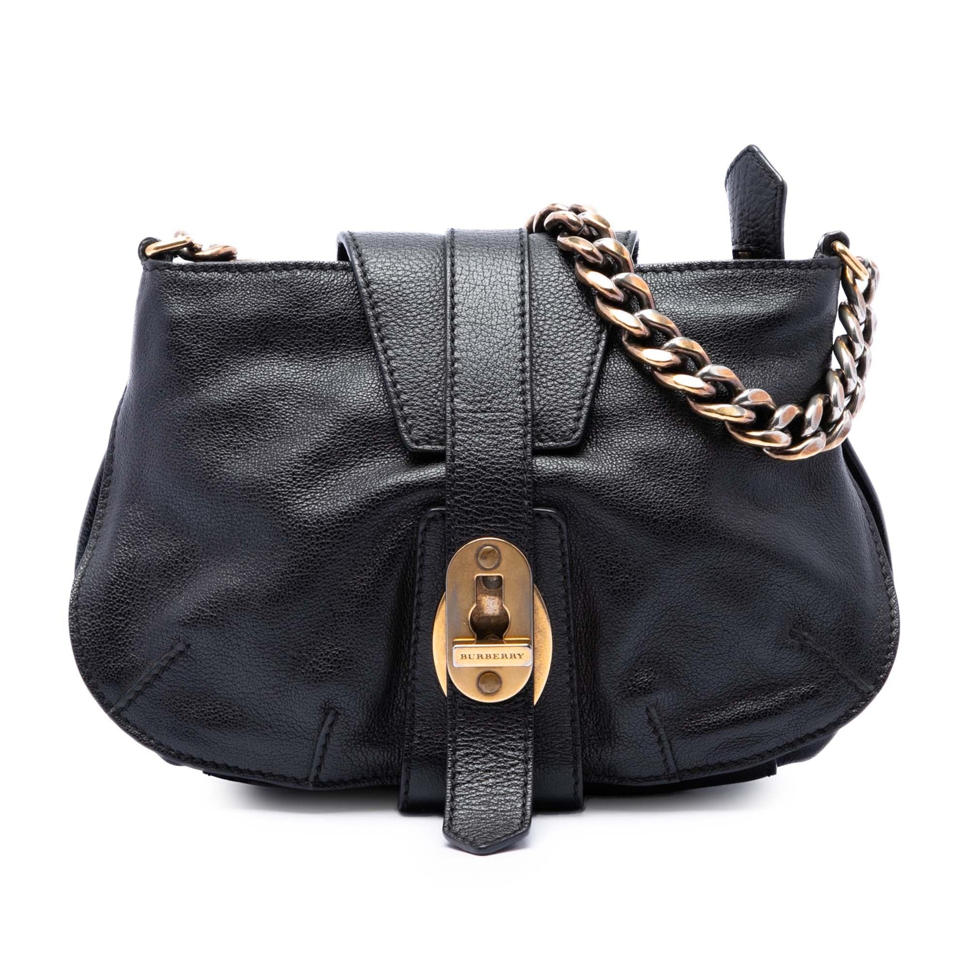 Burberry Small Grained Calfskin Holyoake Crossbody