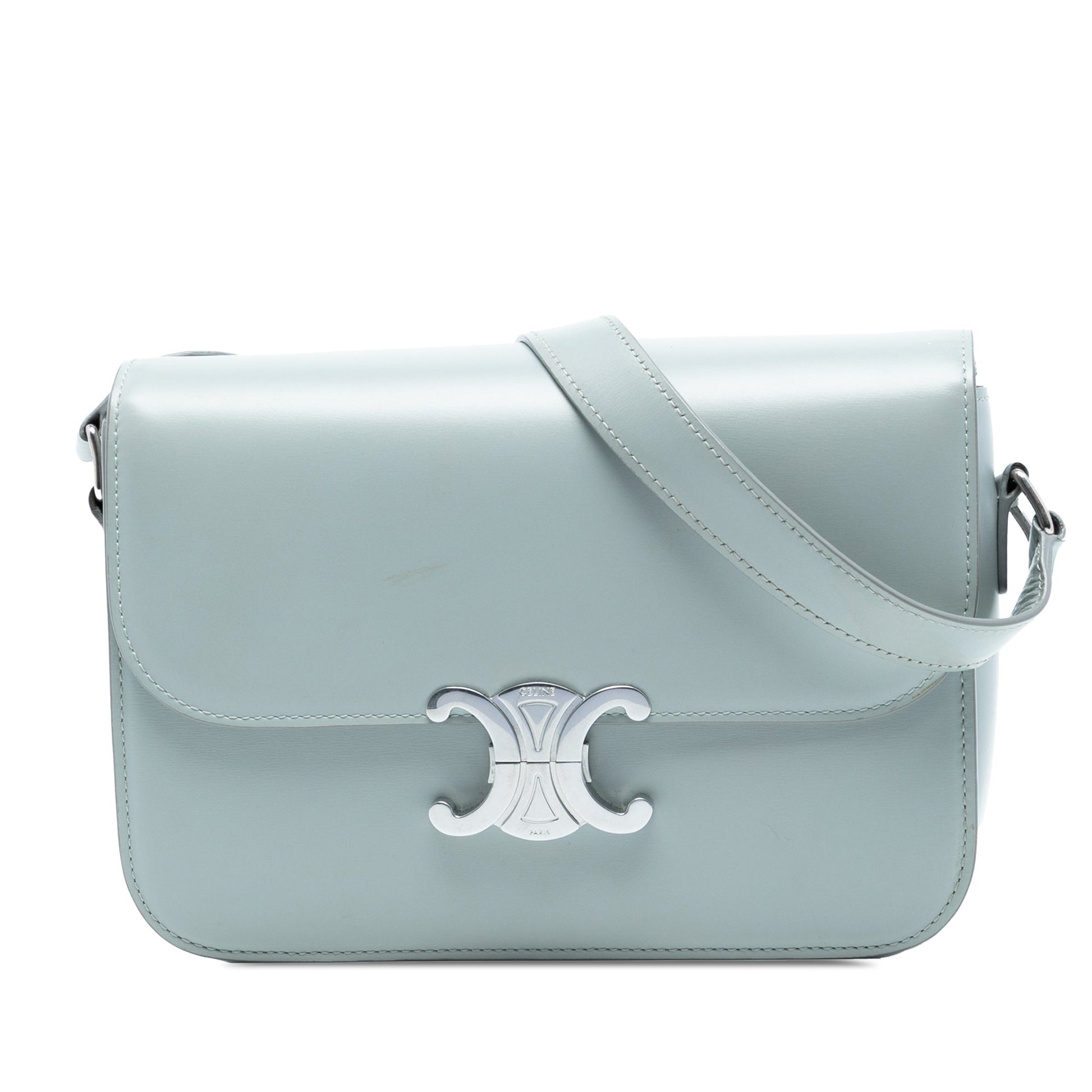Celine Classique Shiny Calfskin Triomphe Crossbody
