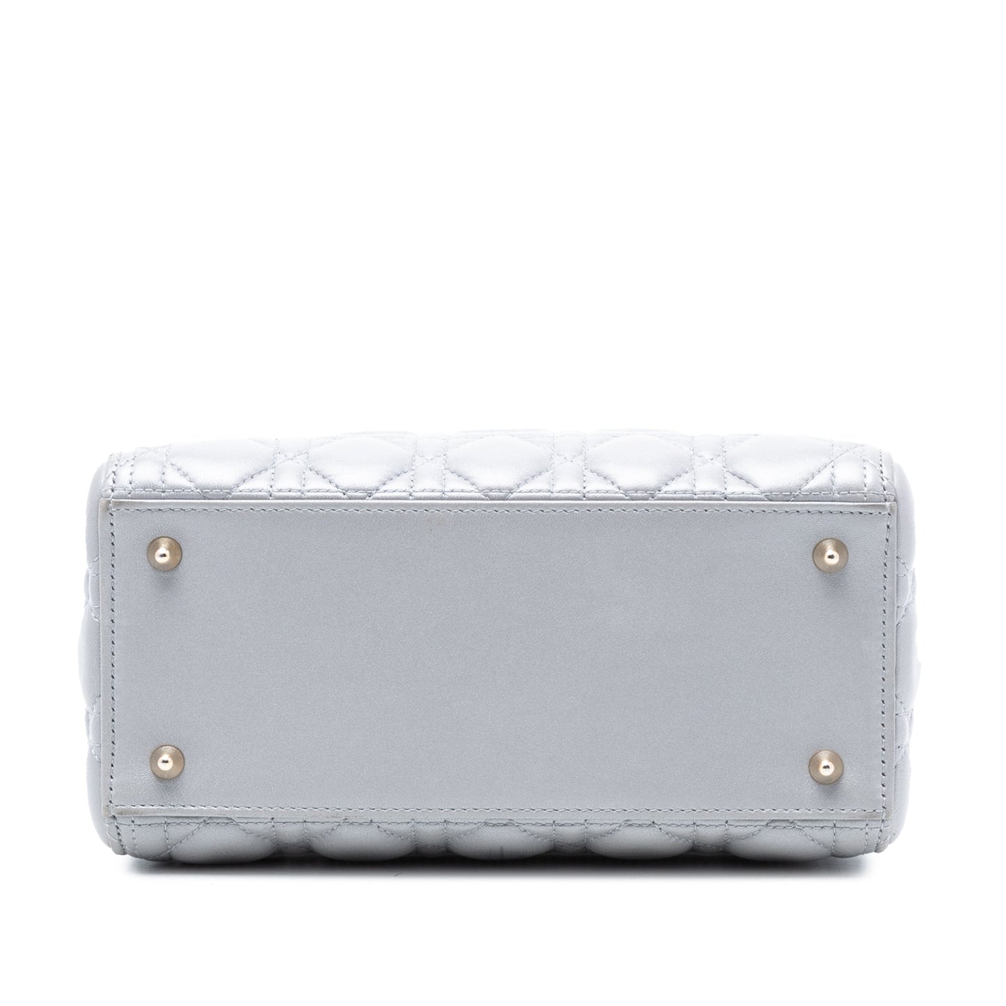 Dior Medium Pearlescent Lambskin Cannage Lady Dior