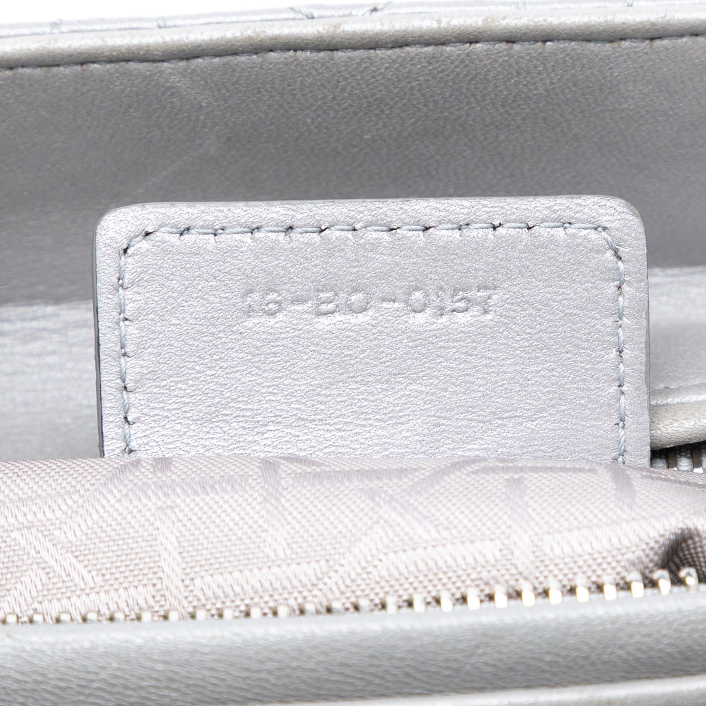 Dior Medium Pearlescent Lambskin Cannage Lady Dior
