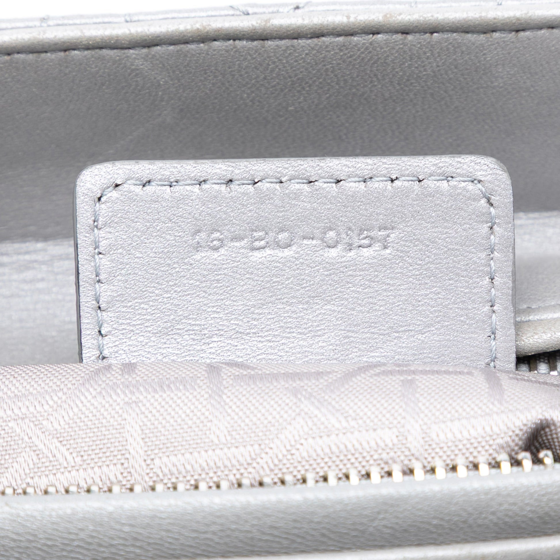 Dior Medium Pearlescent Lambskin Cannage Lady Dior