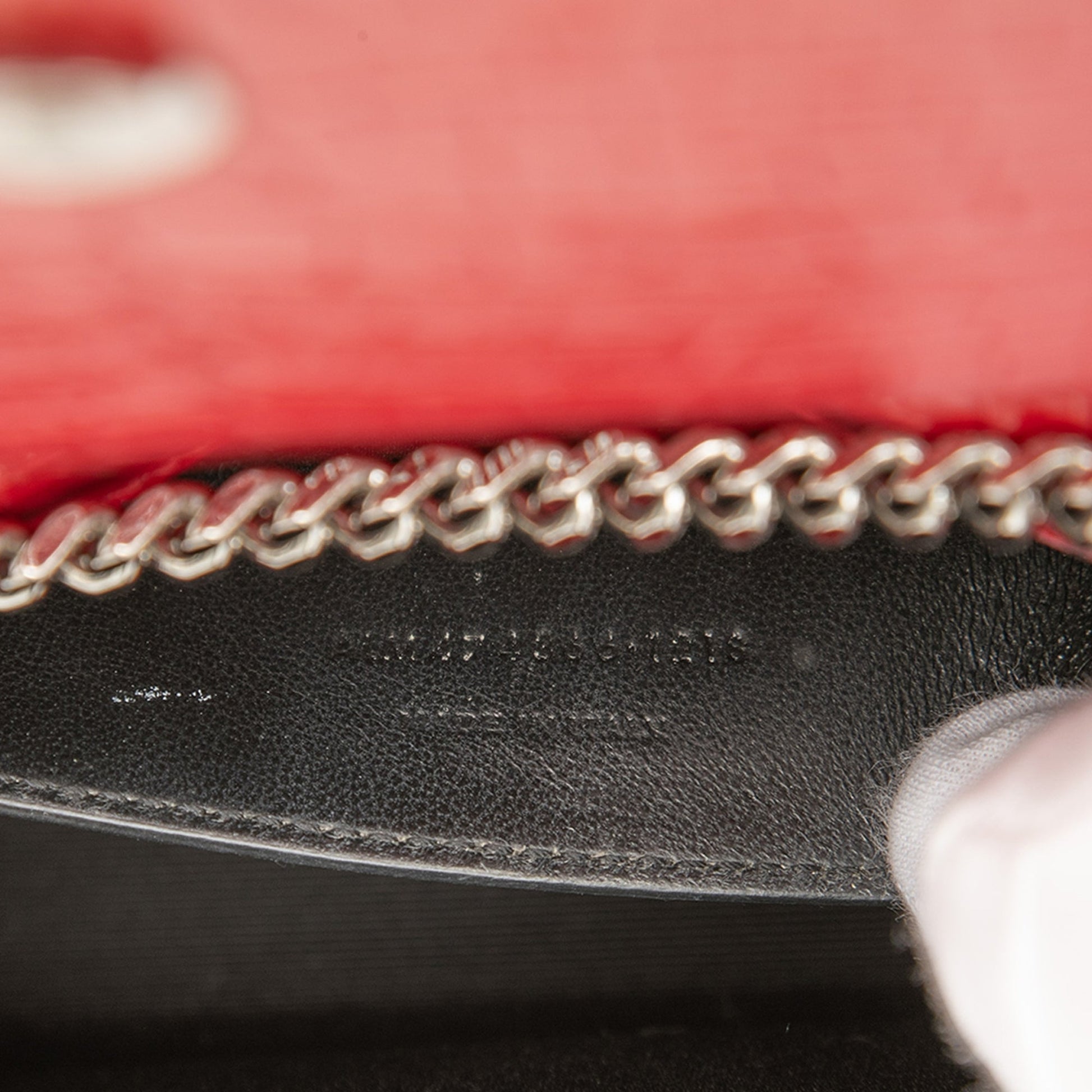 Saint Laurent Small Croc Embossed Leather Monogram Kate Tassel Crossbody