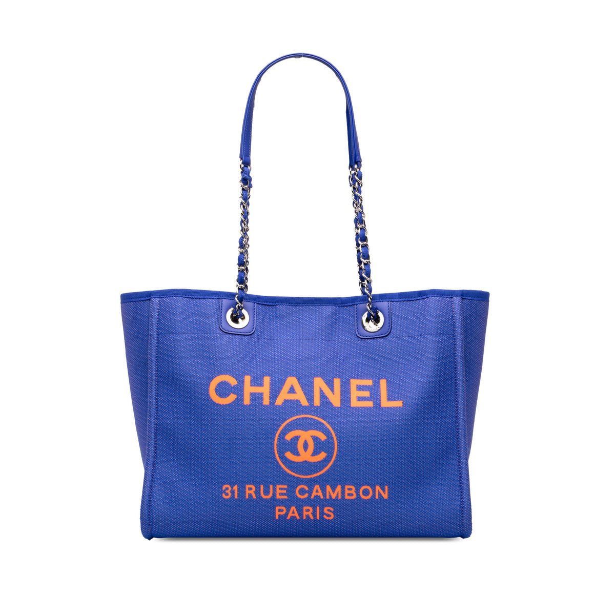 Chanel Small Canvas Deauville Tote