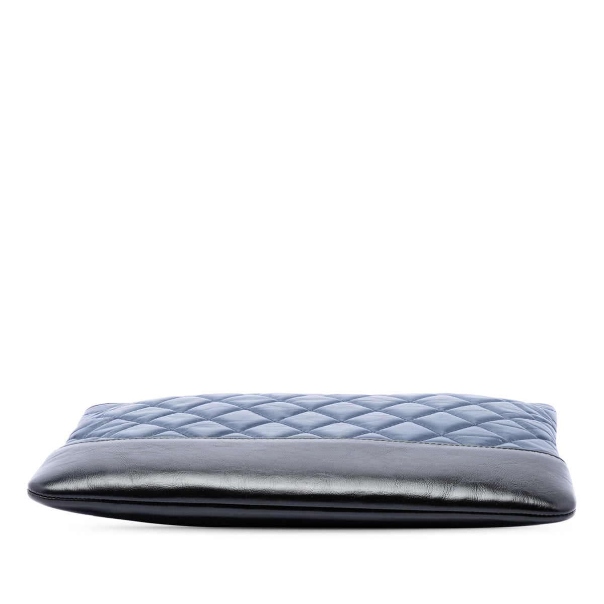 Chanel Medium Aged Calfskin Gabrielle O Case Clutch — Blue