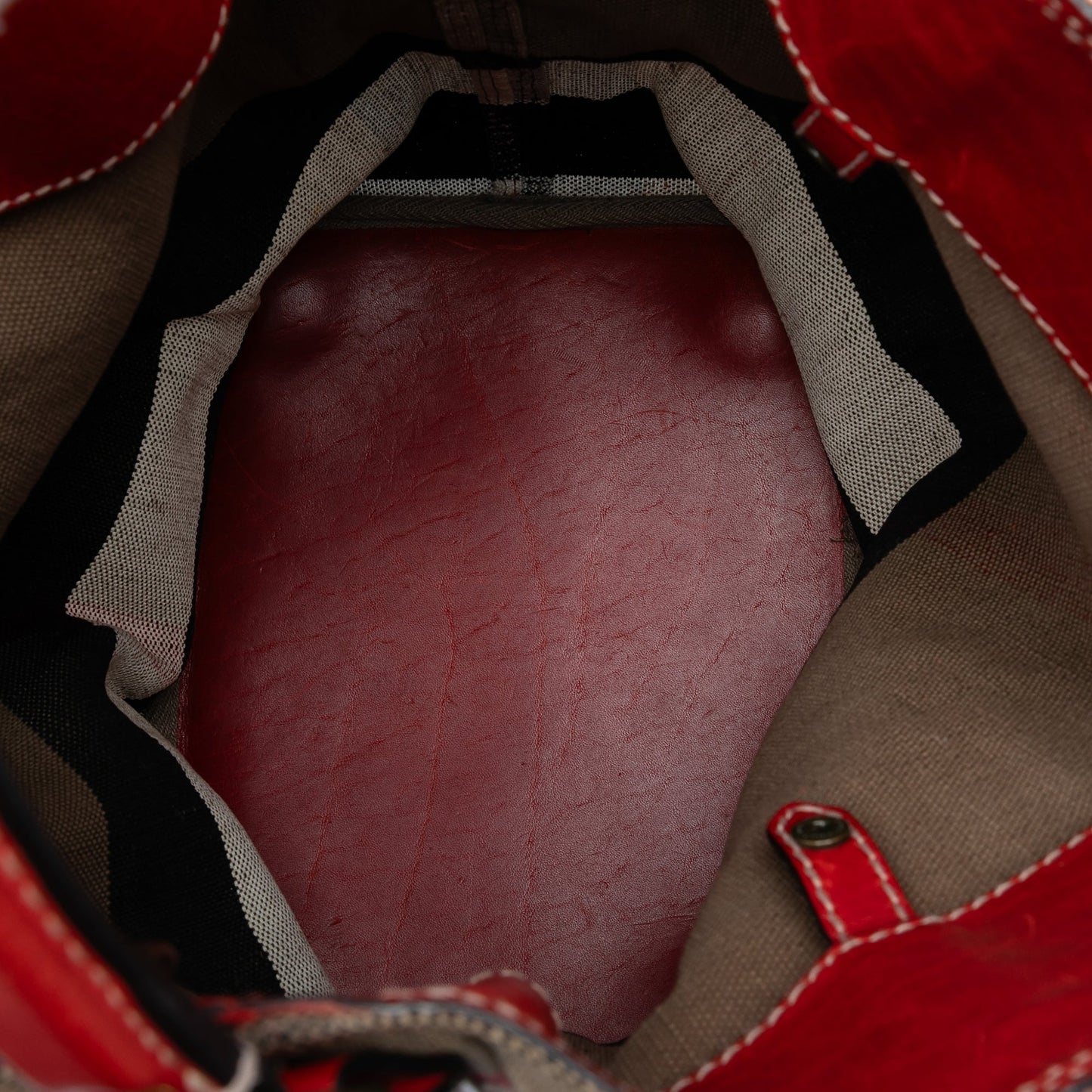 Burberry Medium Mega Check Canvas Ashby Bucket Bag