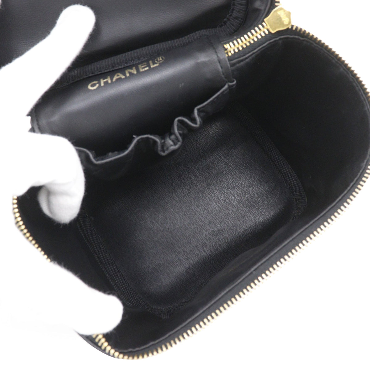 Chanel CC Caviar Vanity Case