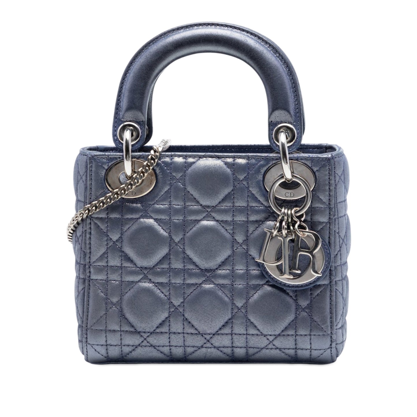 Dior Mini Iridescent Lambskin Cannage Lady Dior