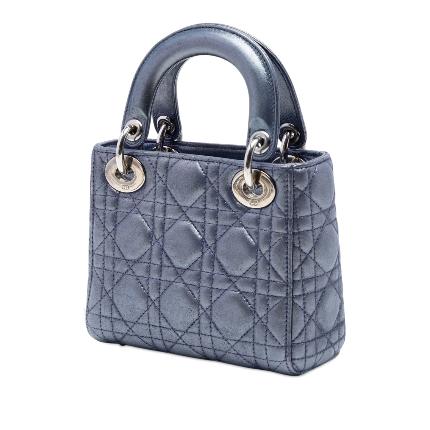 Dior Mini Iridescent Lambskin Cannage Lady Dior
