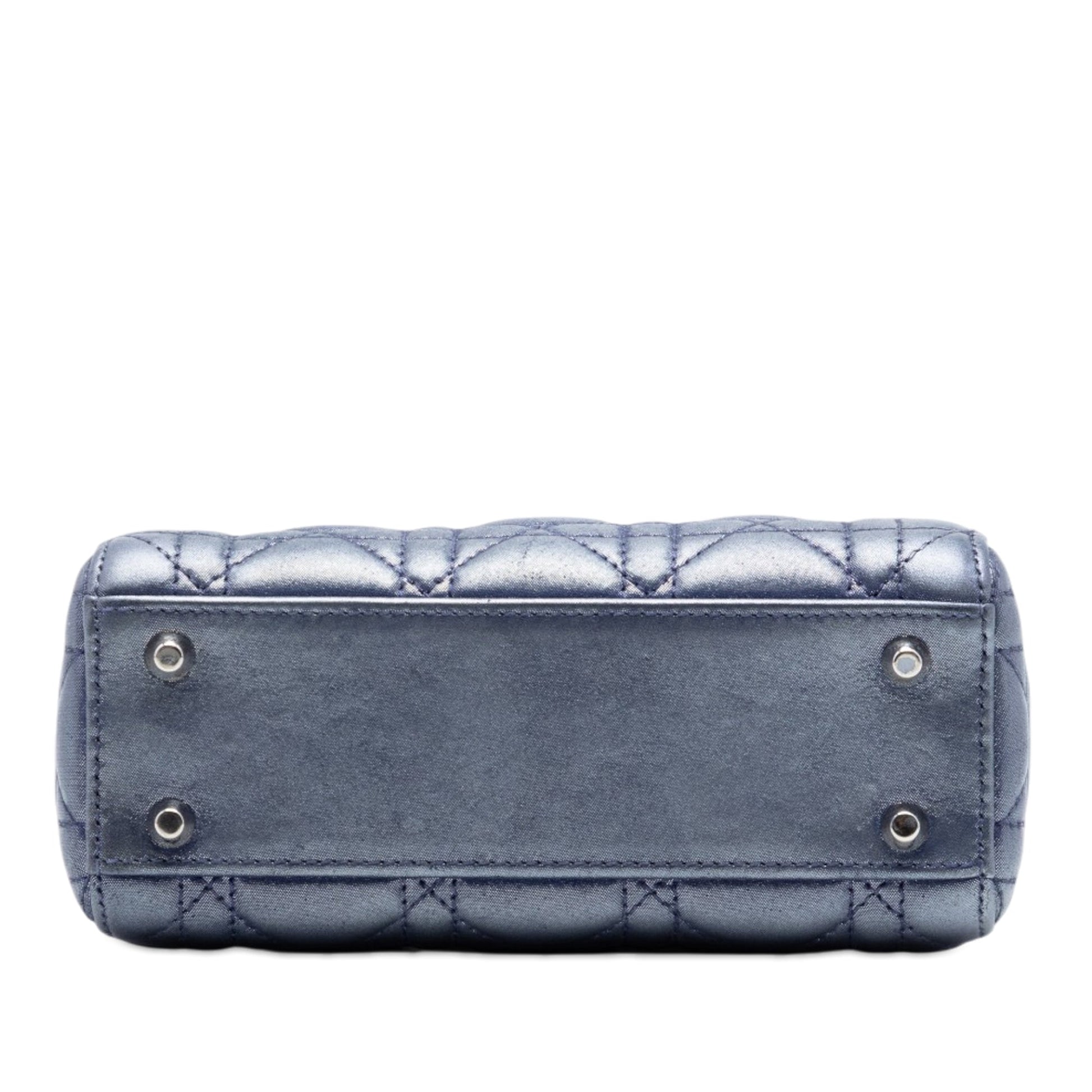 Dior Mini Iridescent Lambskin Cannage Lady Dior
