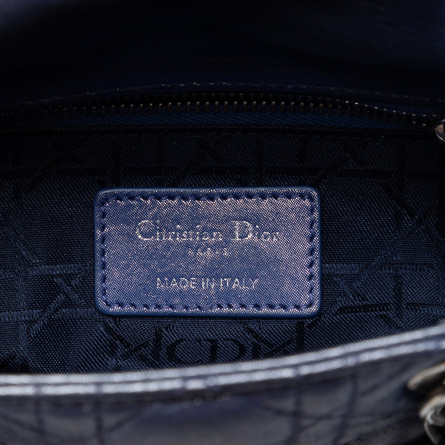Dior Mini Iridescent Lambskin Cannage Lady Dior