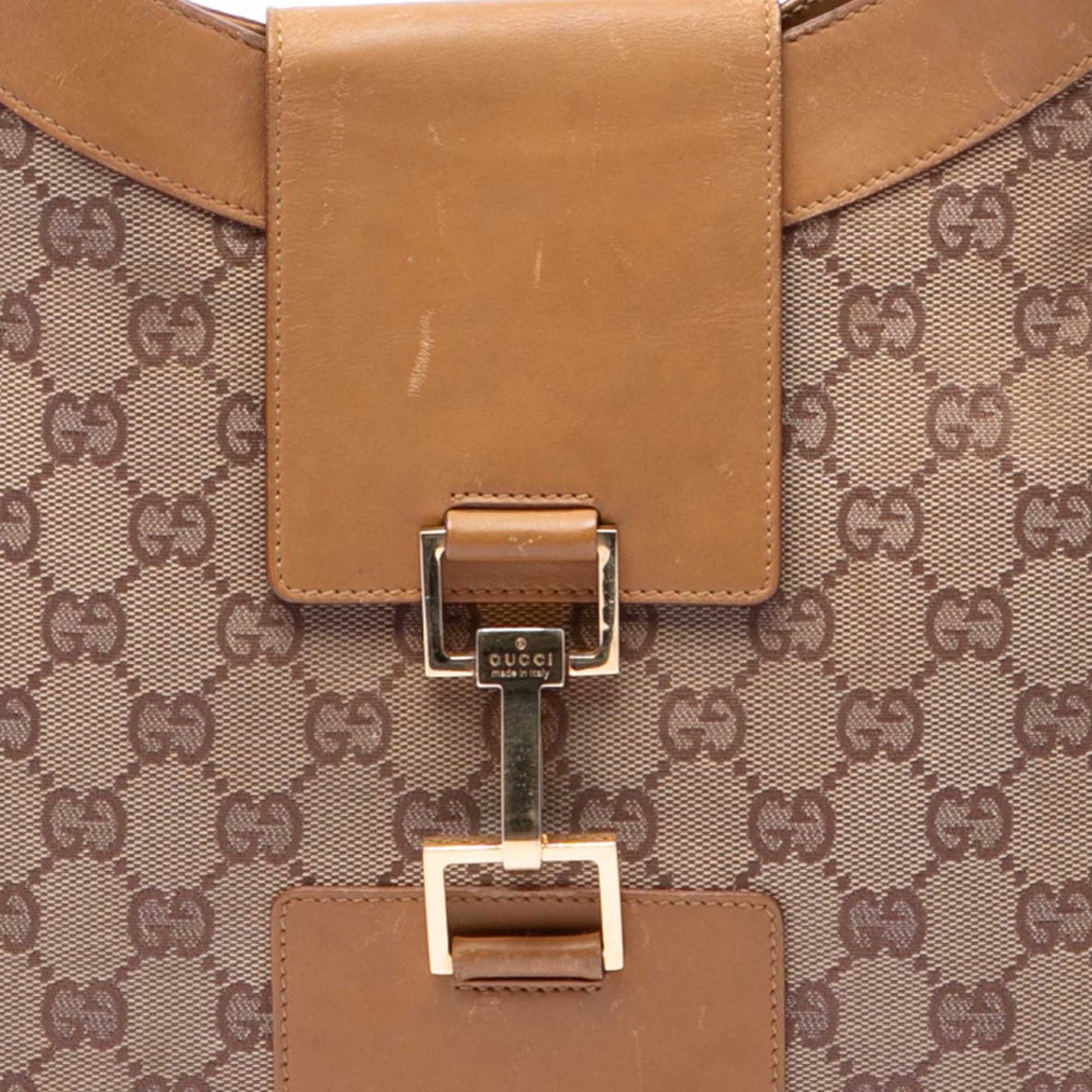 Gucci GG Canvas Jackie Shoulder Bag