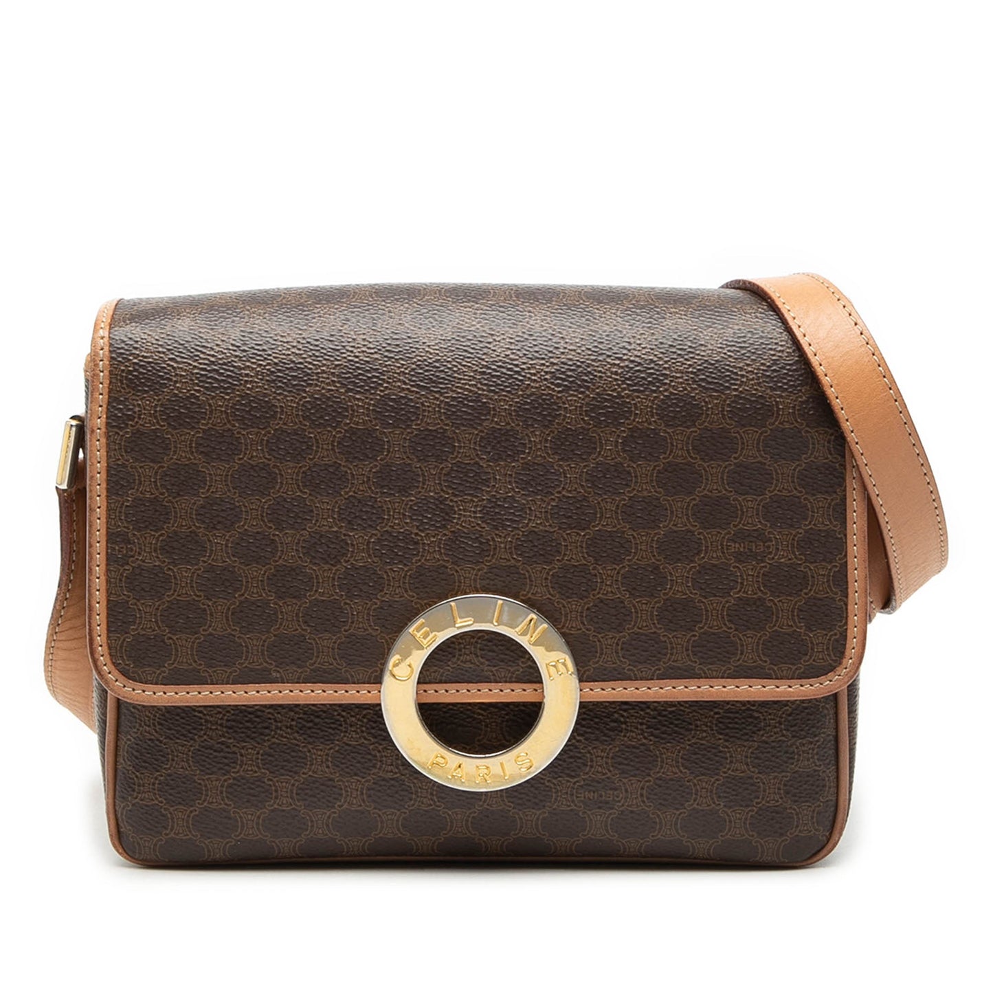 Celine Macadam Coated Canvas Crossbody