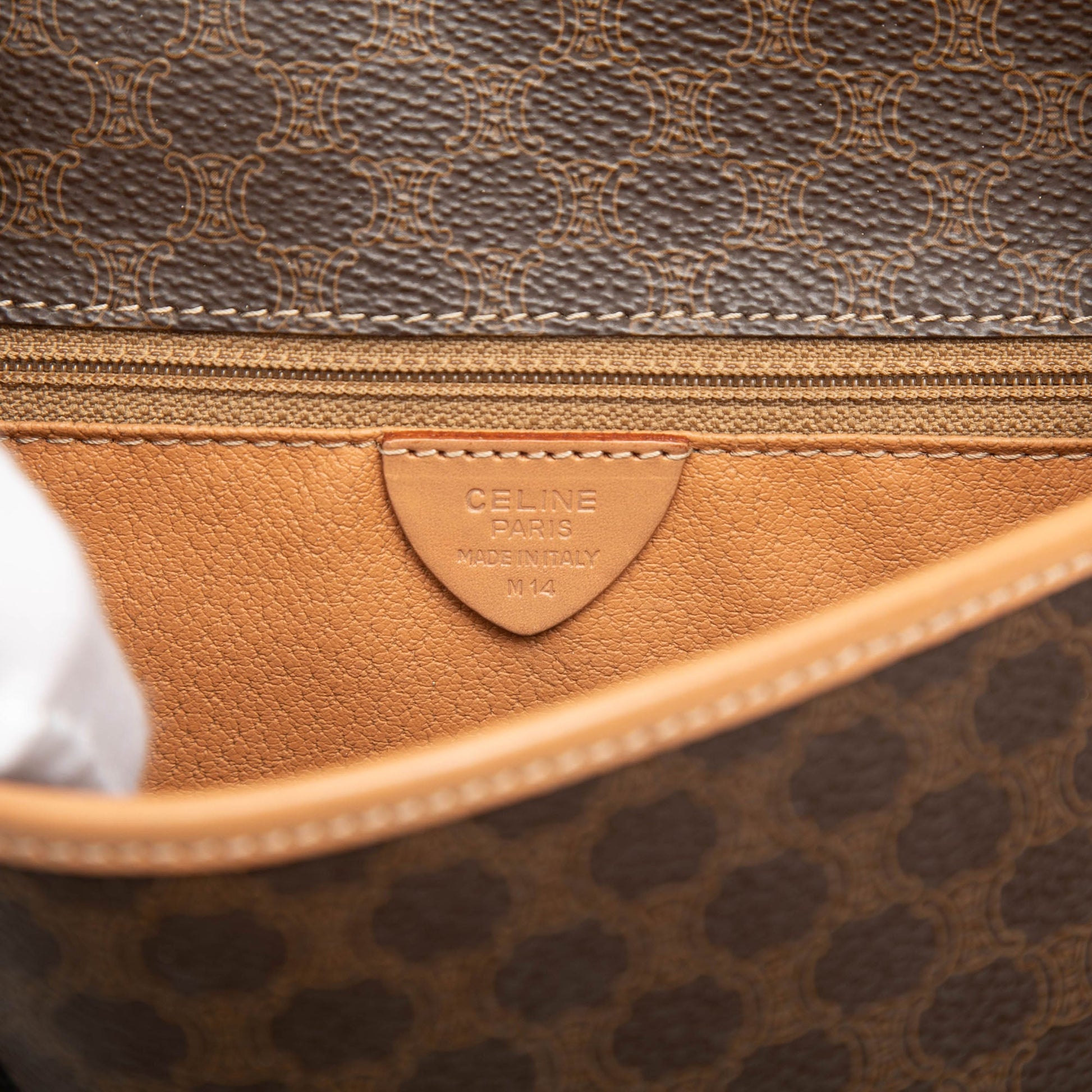 Celine Macadam Coated Canvas Crossbody