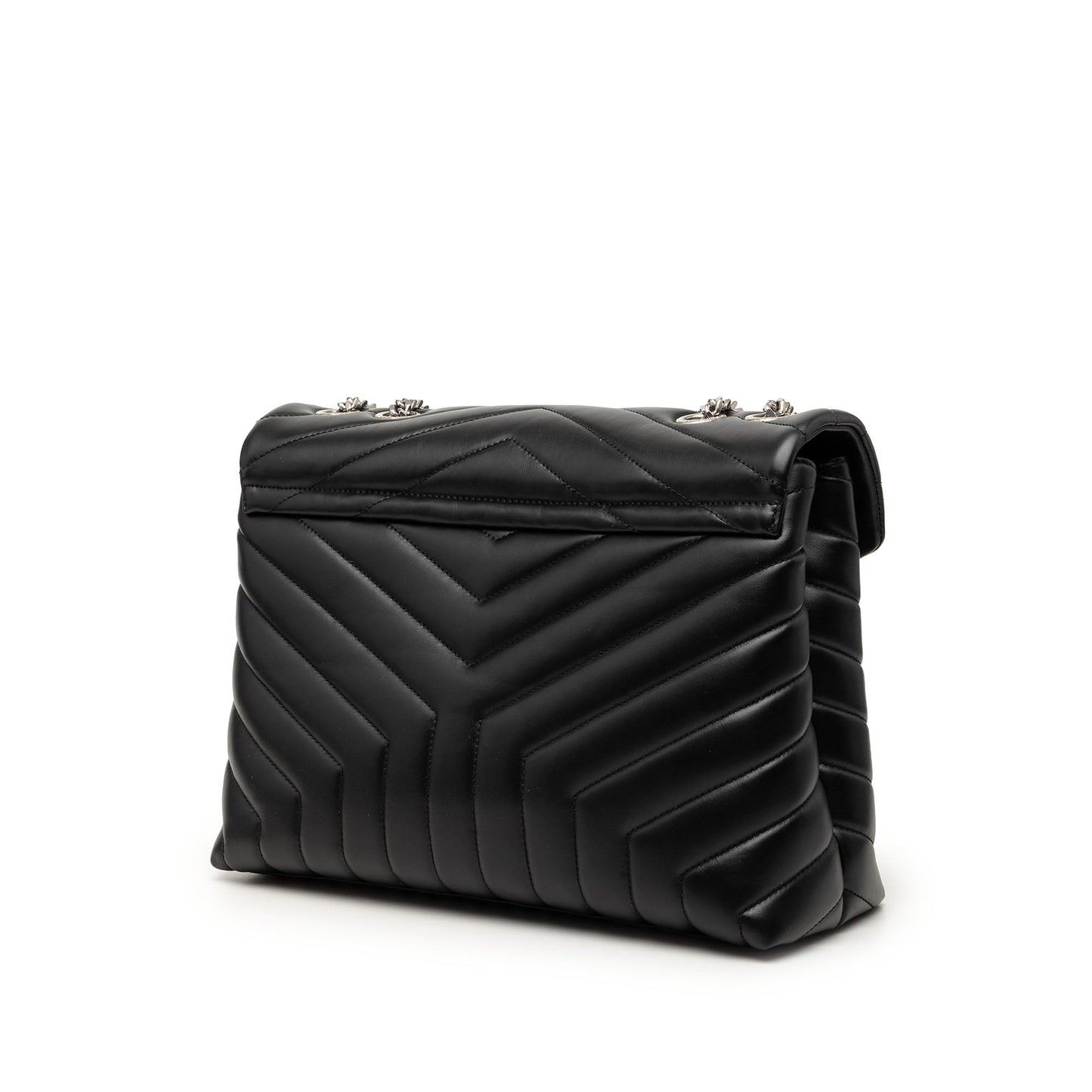 Saint Laurent Medium Matelasse Calfskin Monogram LouLou Shoulder Bag