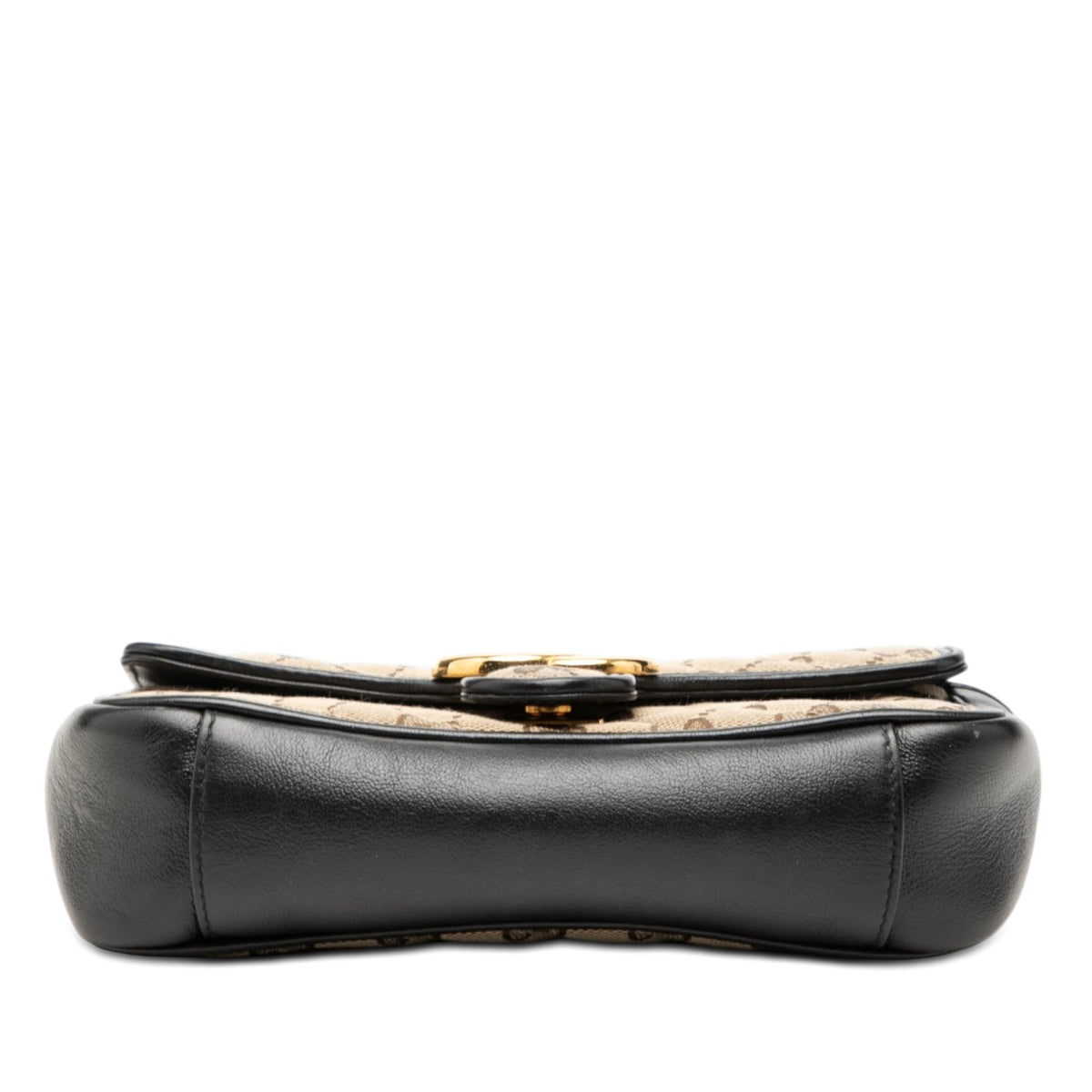 Gucci Small GG Marmont Matelasse Diagonal GG Canvas and Leather Shoulder Bag