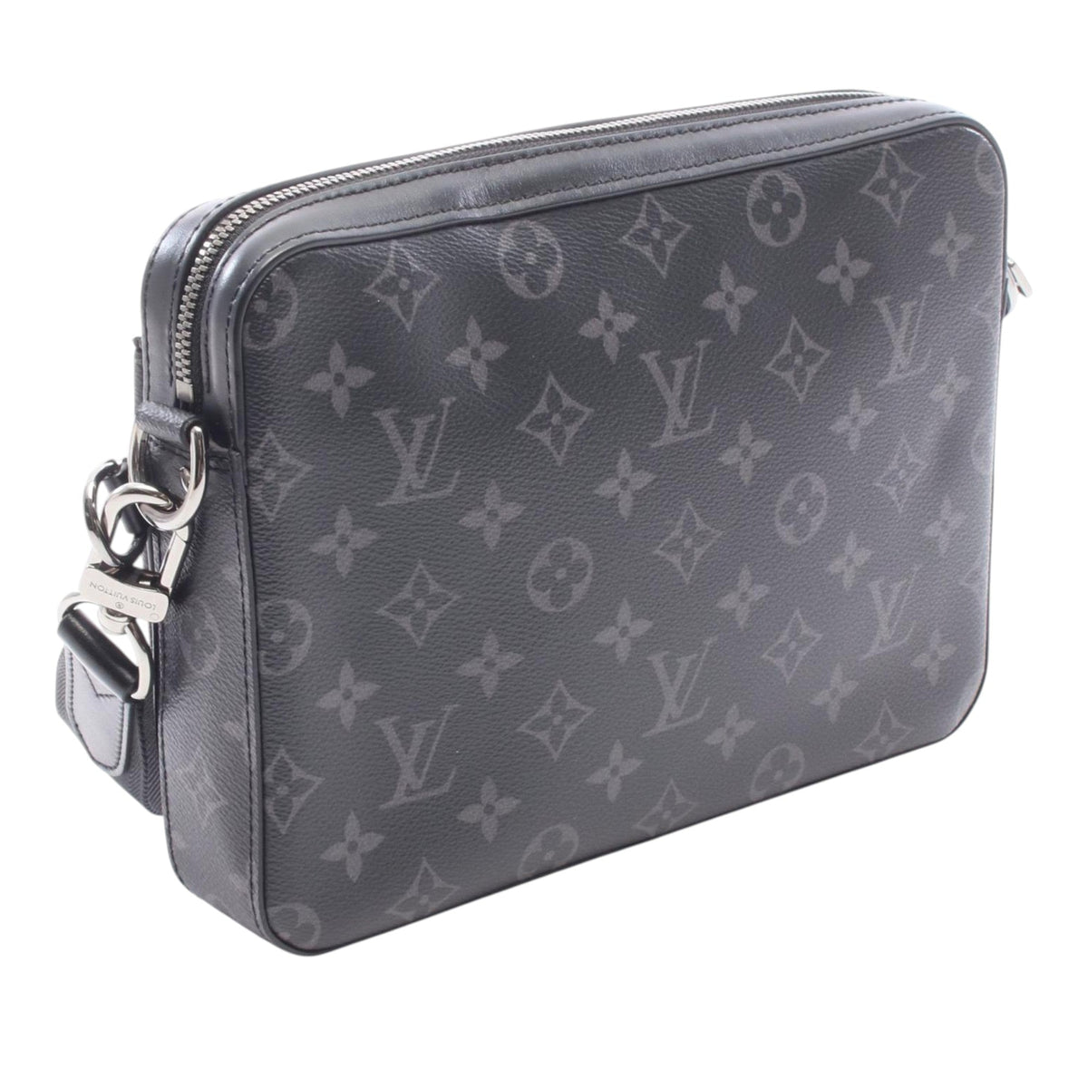 Louis Vuitton Monogram Eclipse Trio Messenger — Black