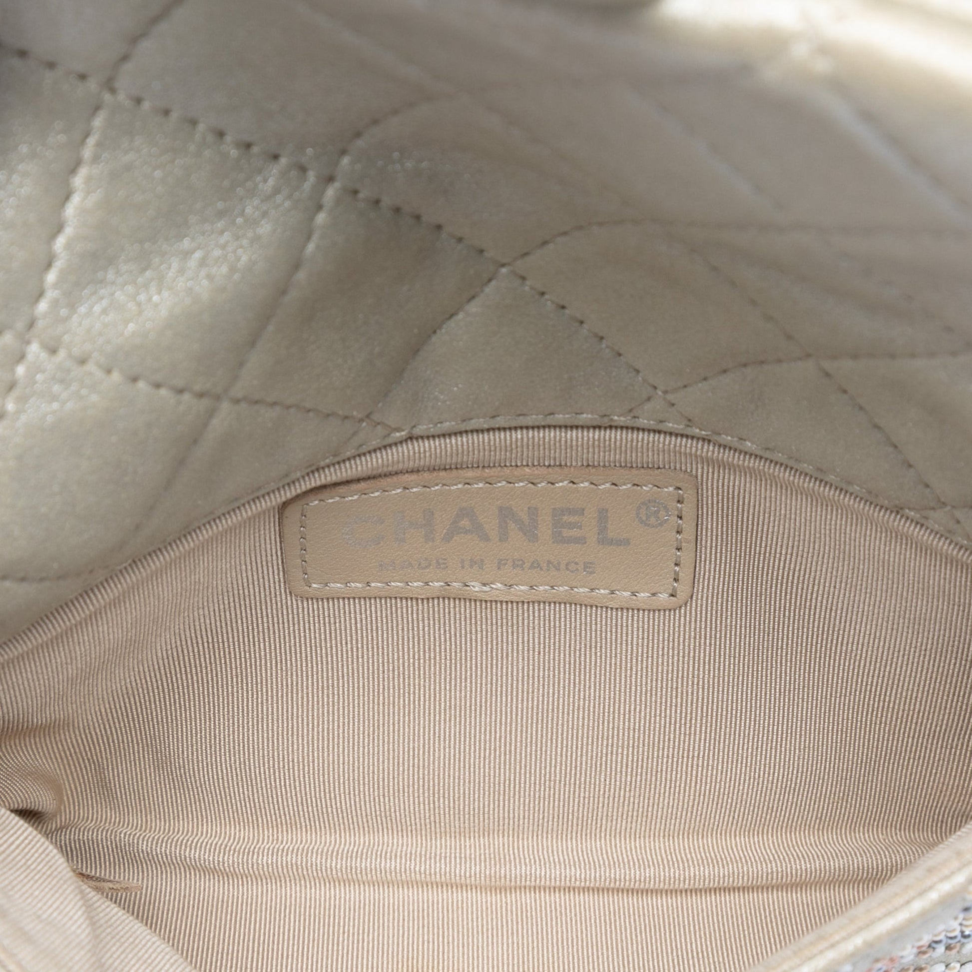 Chanel Mini Suede Beaded Mineral Nights Flap
