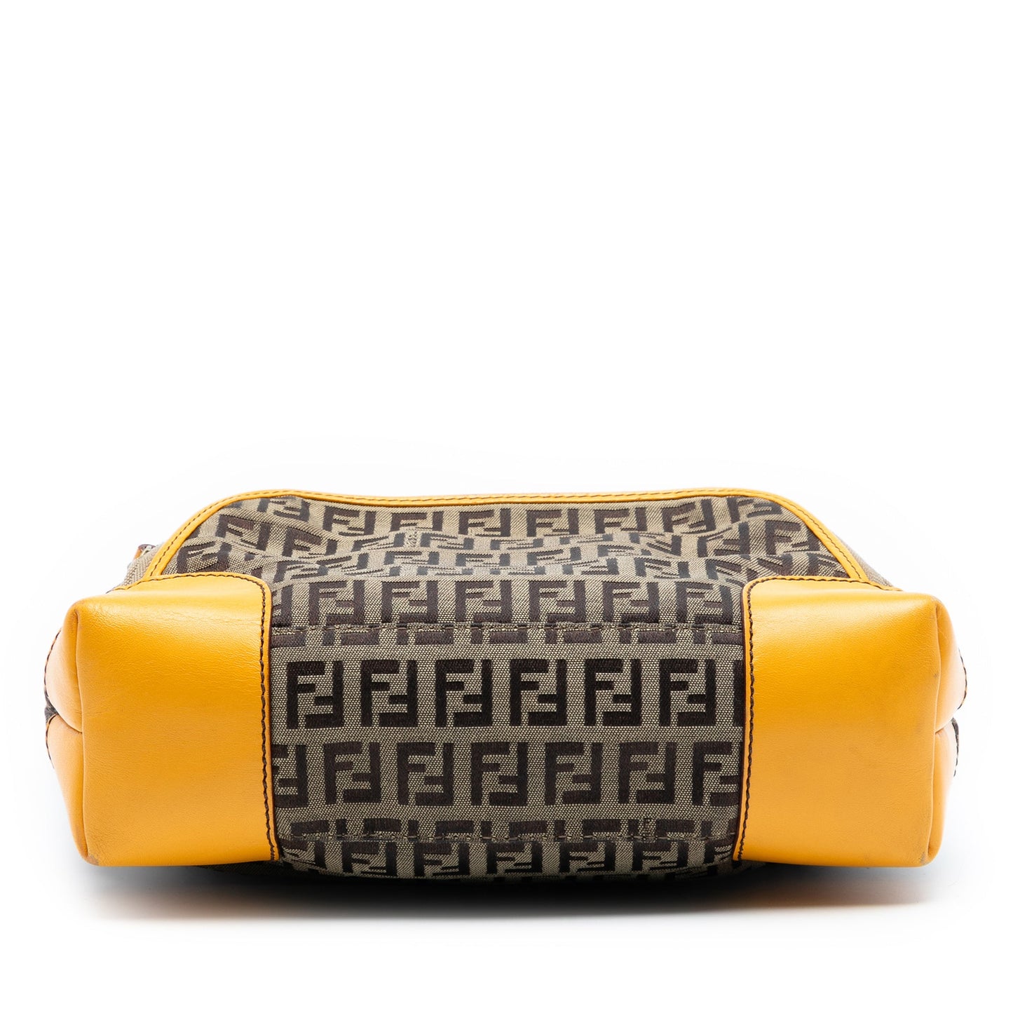 Fendi Zucchino Canvas Chef Front Pocket Shopping Tote