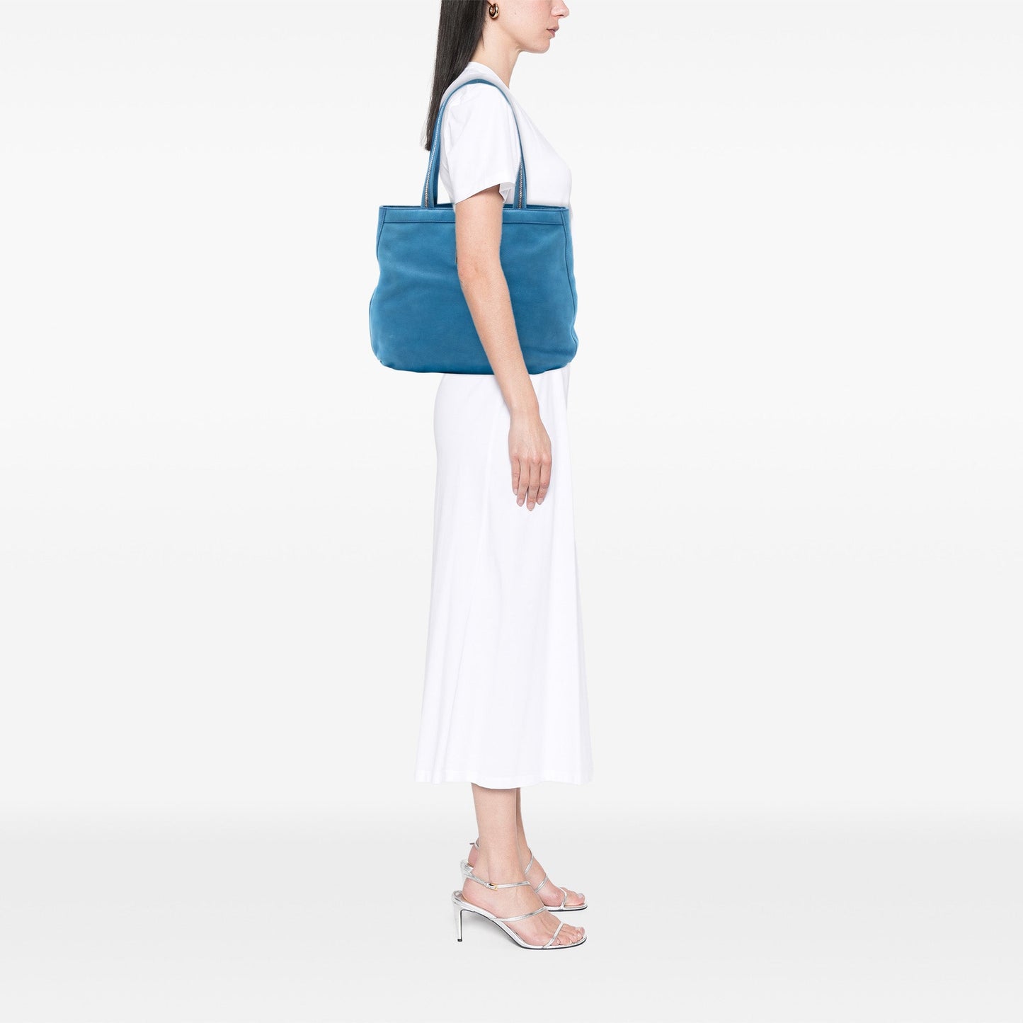 Fendi Nubuck FF Chains Tote