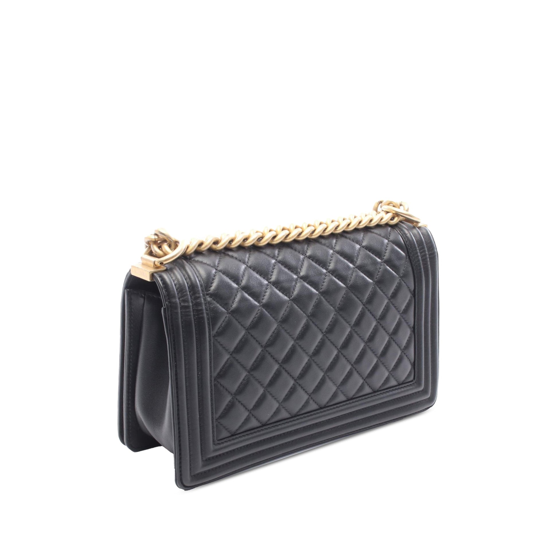 Chanel Medium Quilted Lambskin Boy Flap