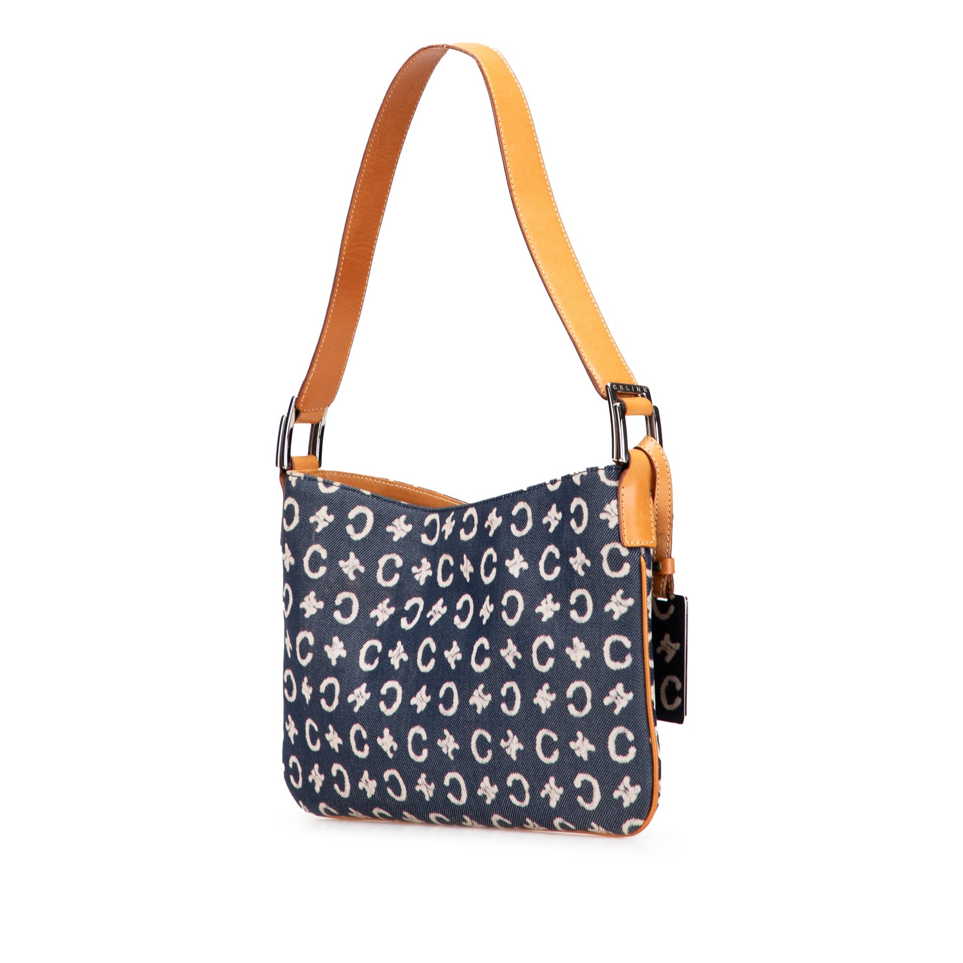 Celine C Macadam Denim Shoulder Bag