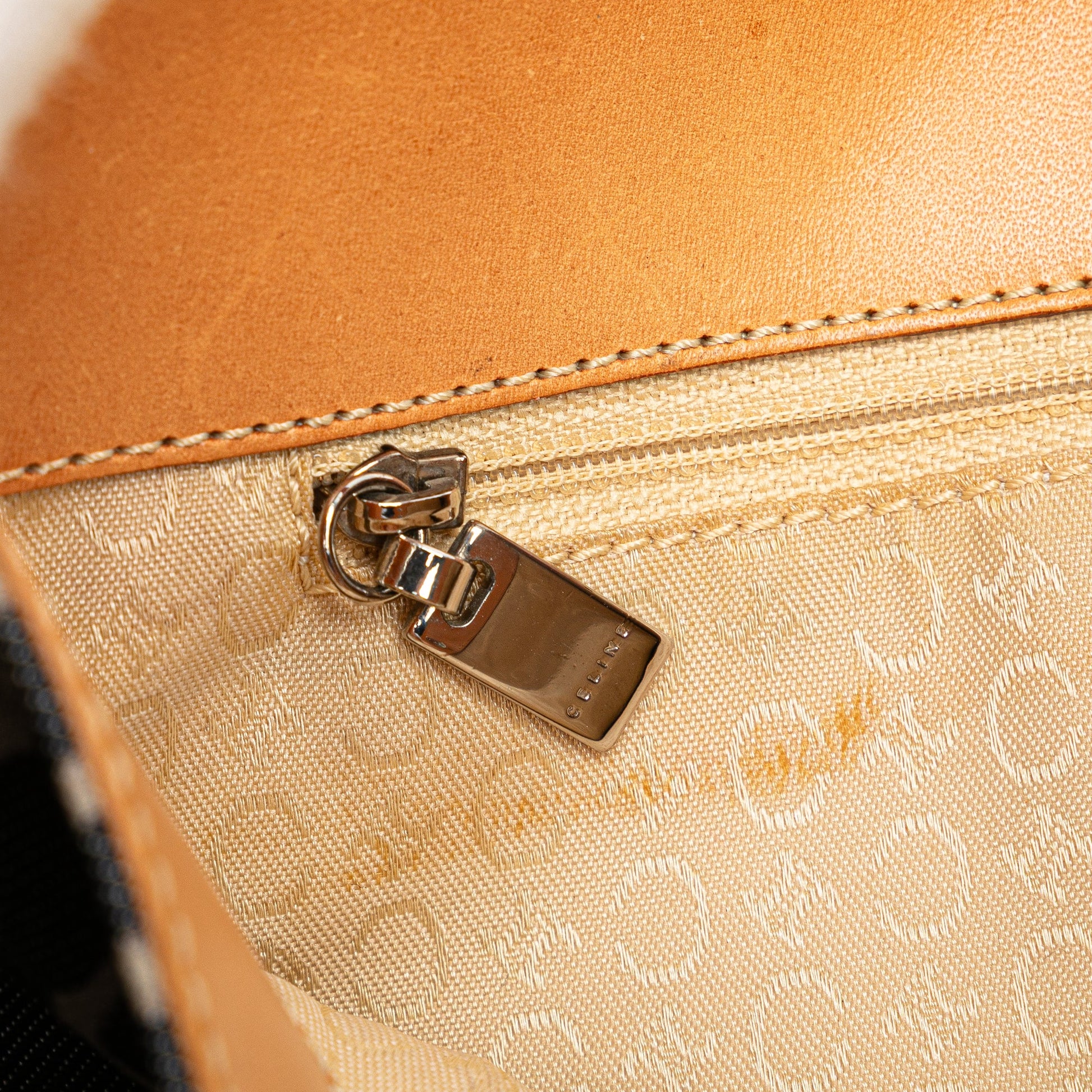 Celine C Macadam Denim Shoulder Bag