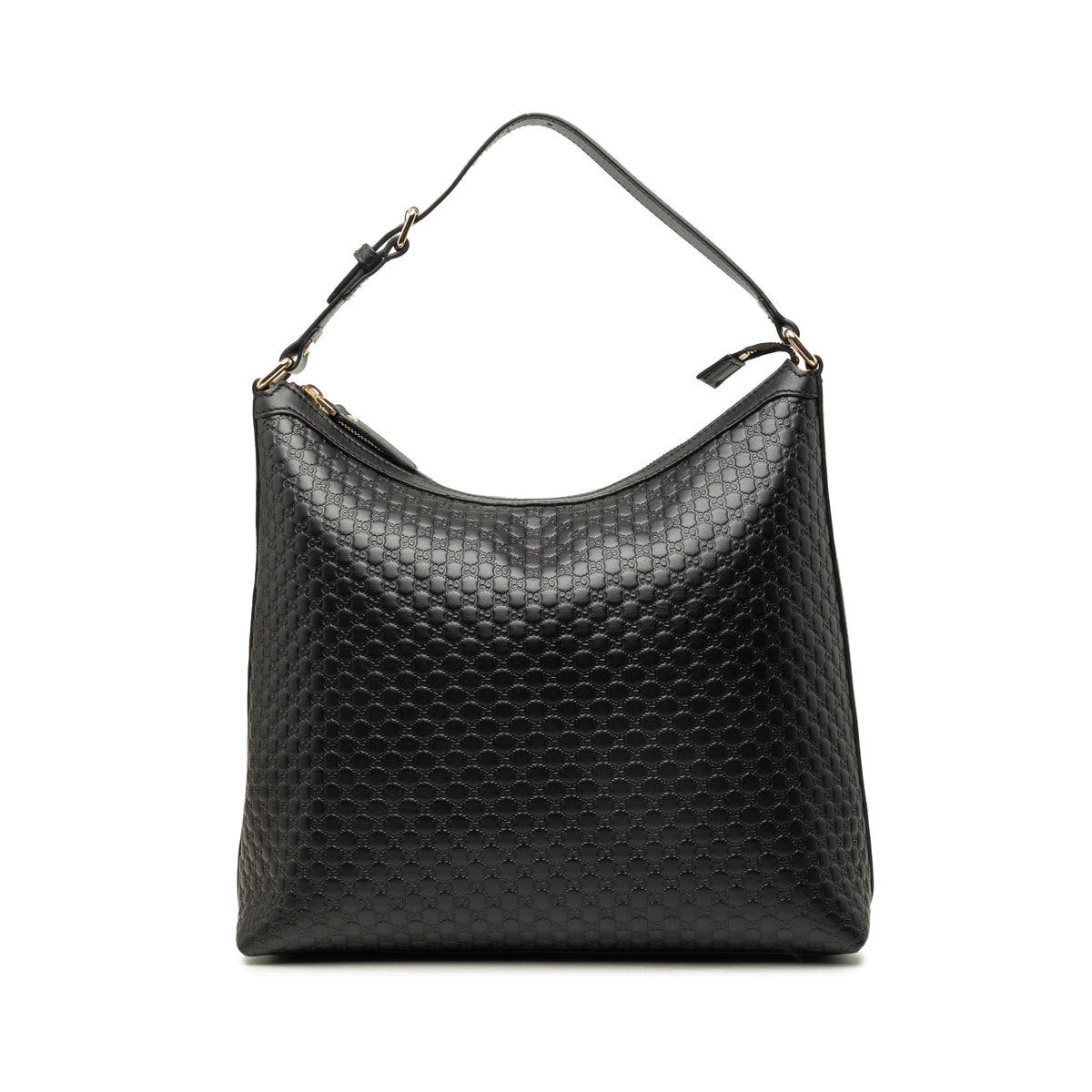 Gucci Microguccissima Margaux Shoulder Bag — Black