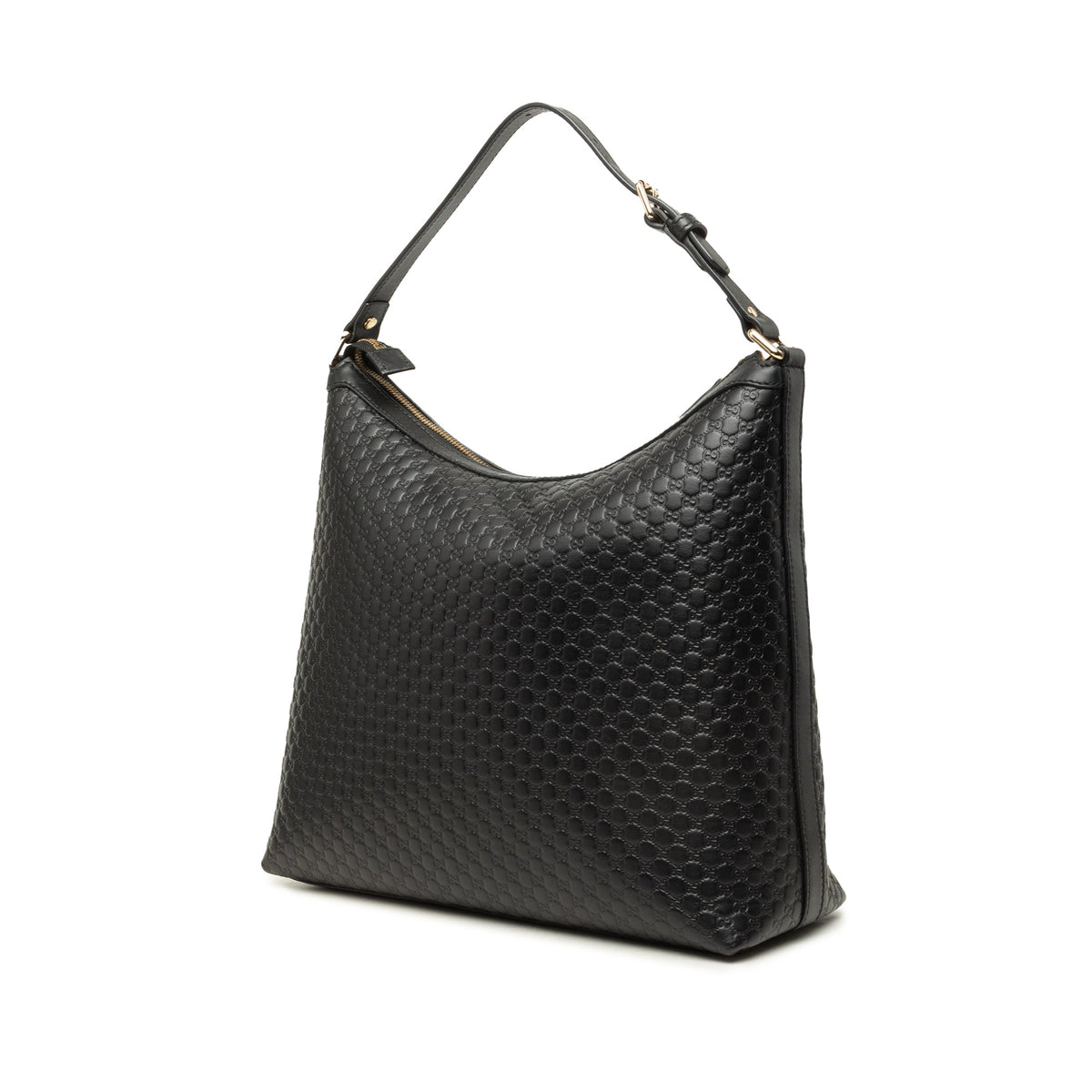 Gucci Microguccissima Margaux Shoulder Bag — Black