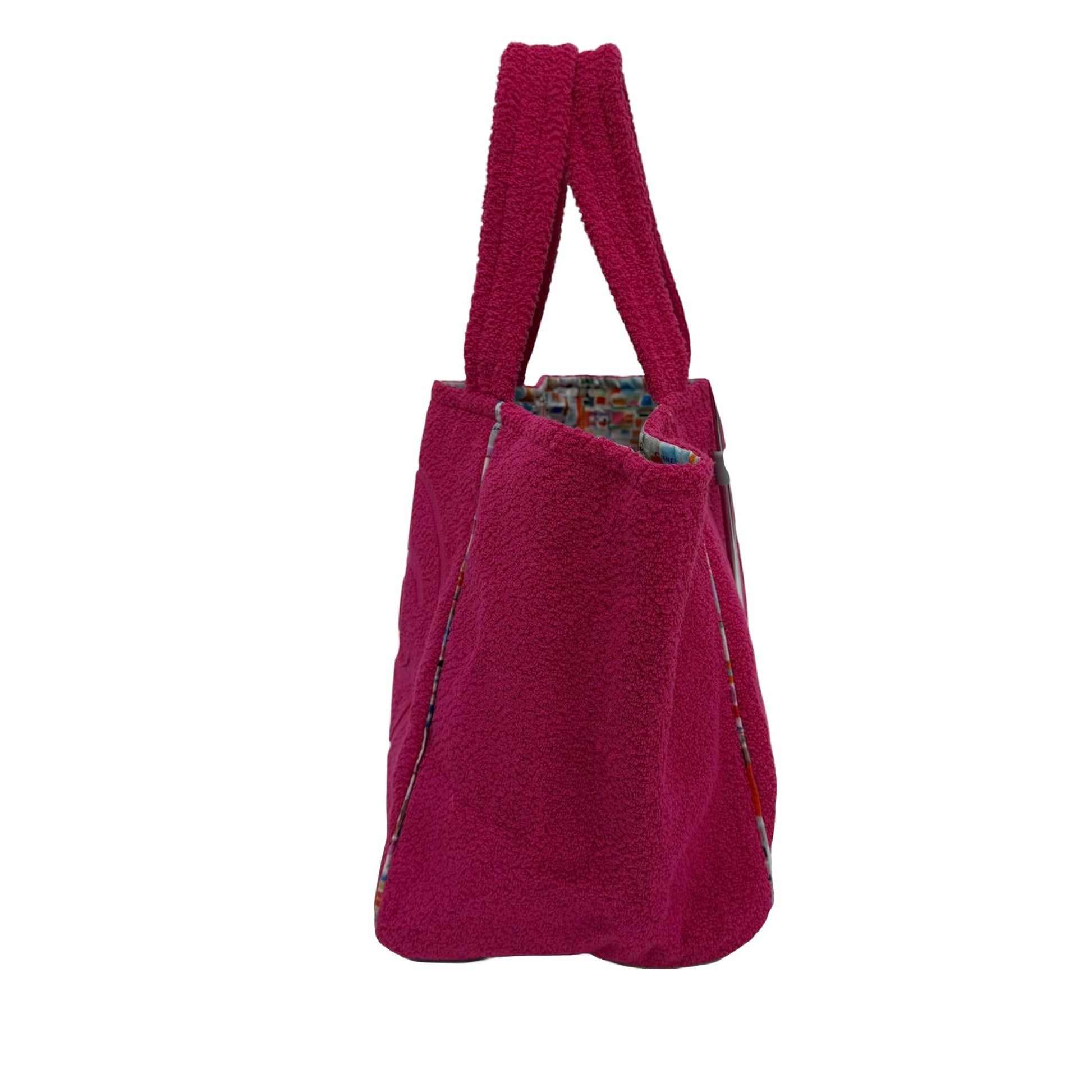 Chanel CC Terry Cloth Reversible Beach Tote