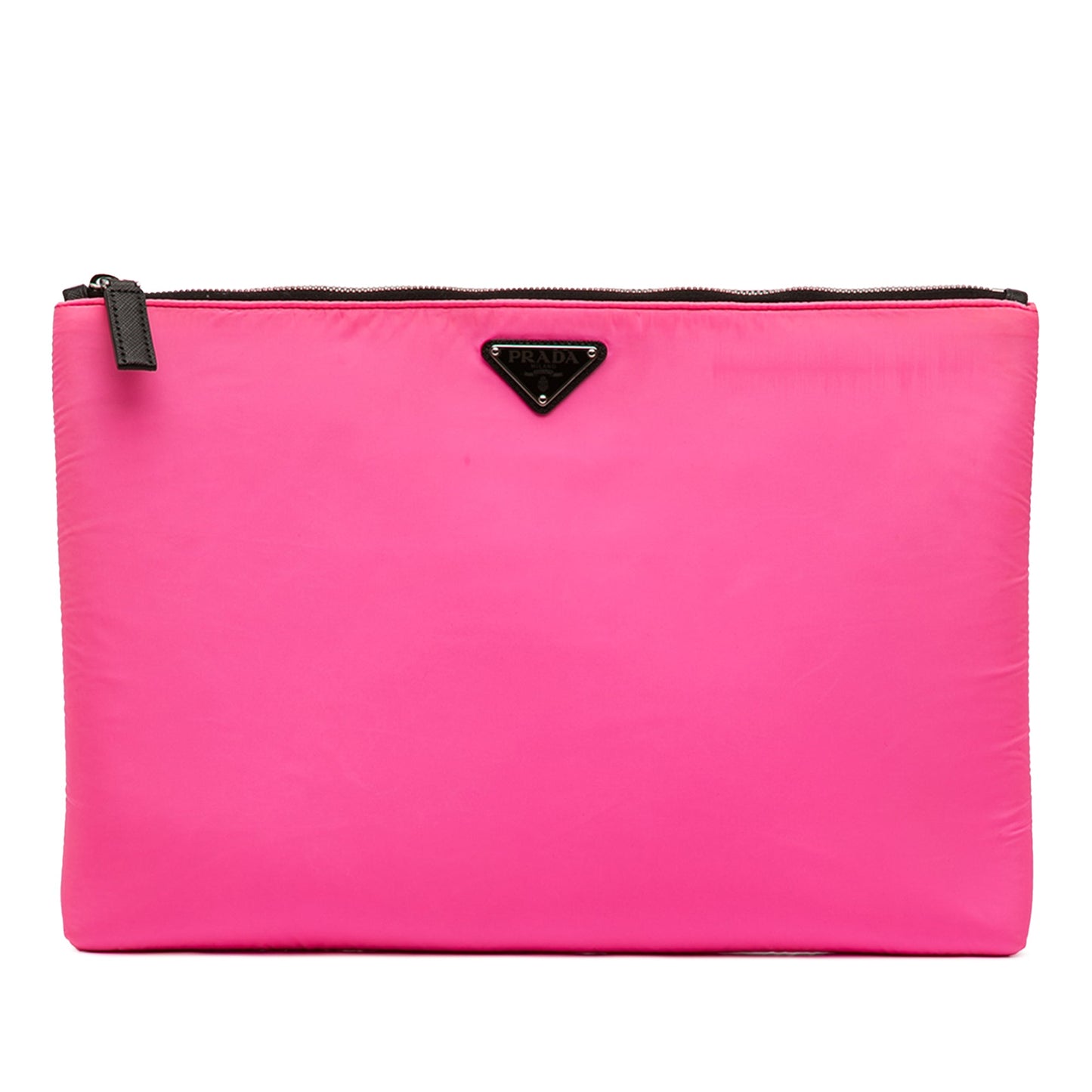 Prada Tessuto Padded Zip Clutch