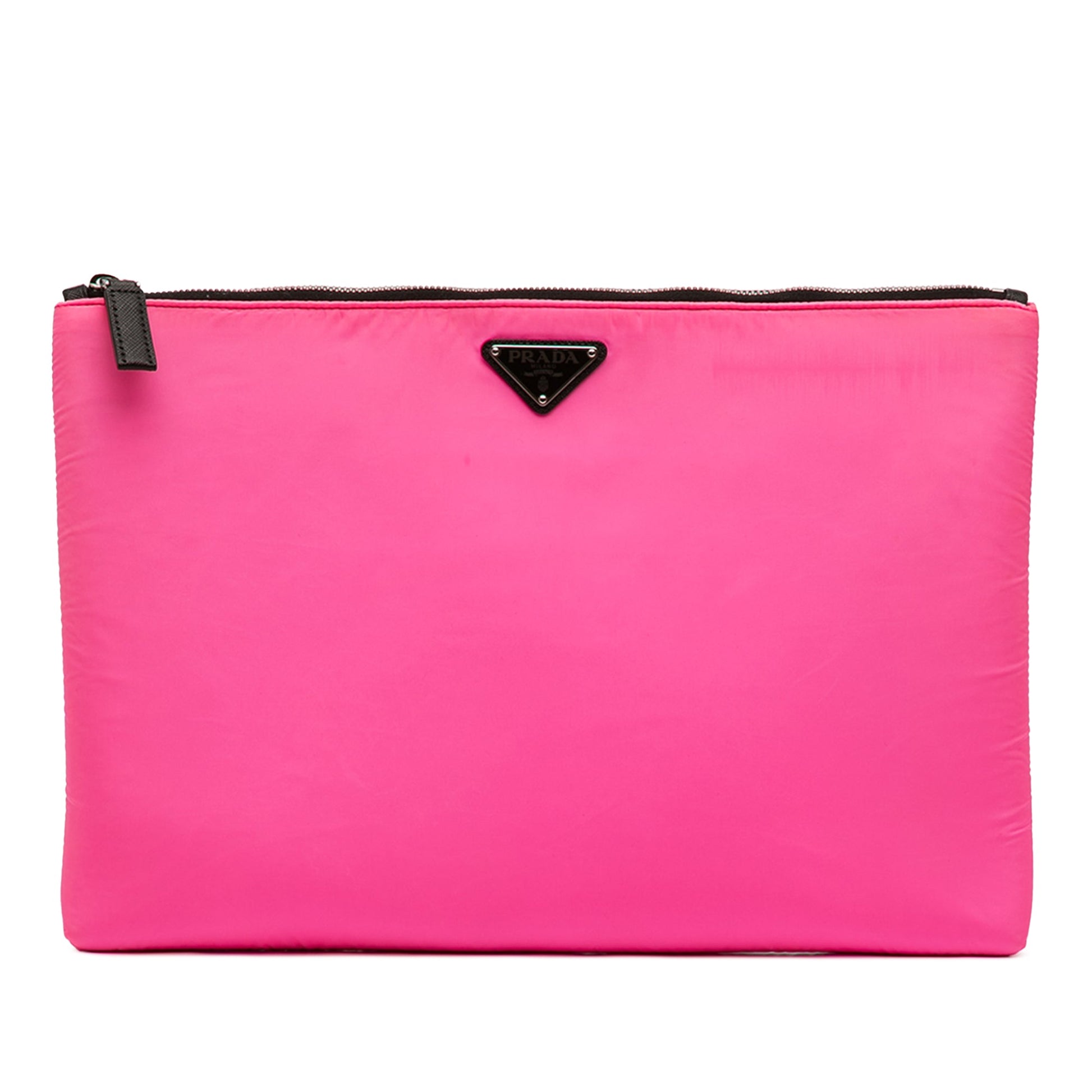 Prada Tessuto Padded Zip Clutch