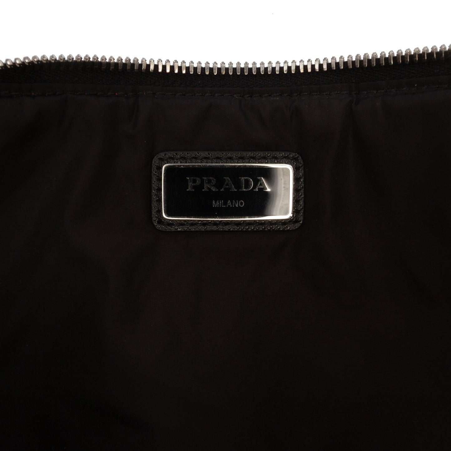 Prada Tessuto Padded Zip Clutch