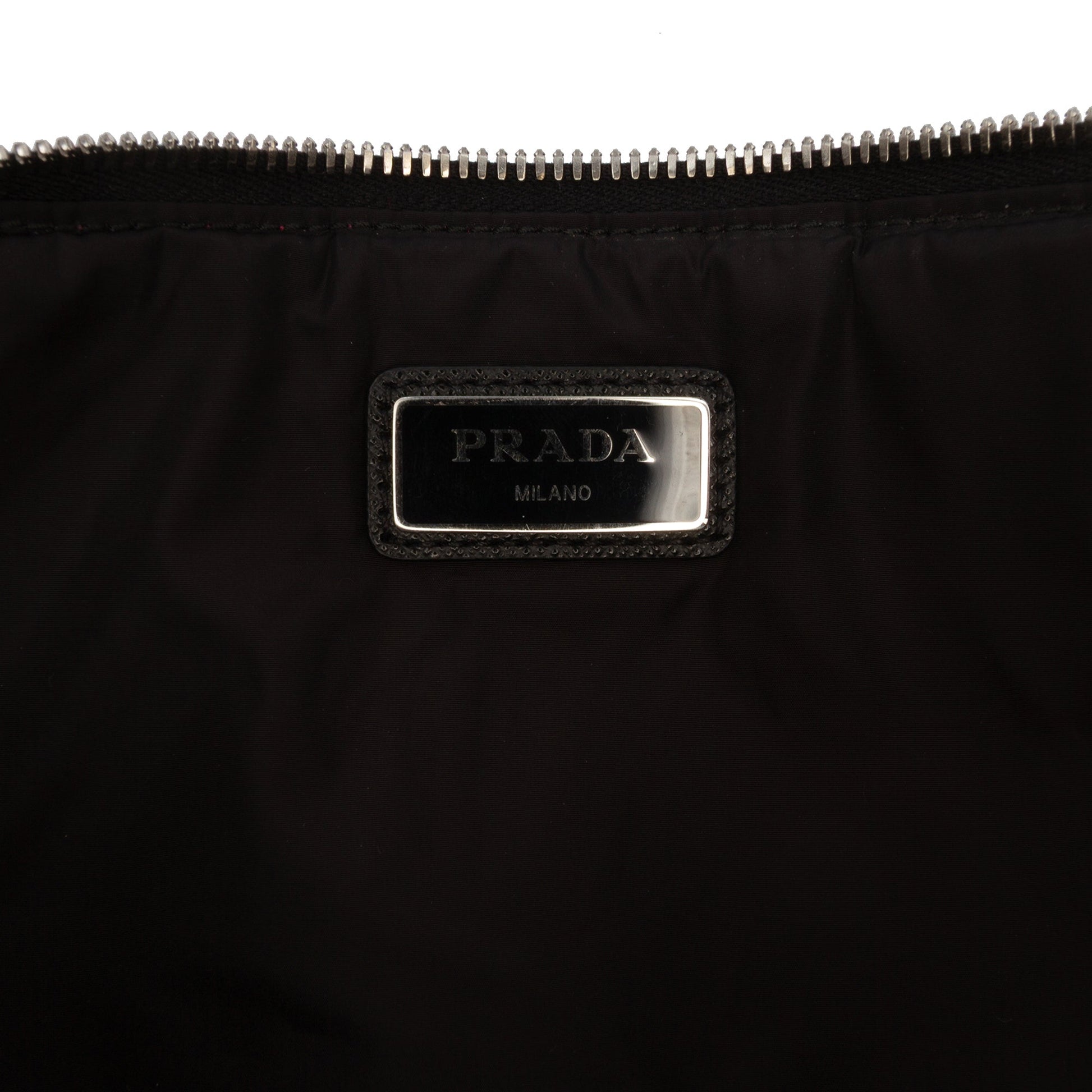 Prada Tessuto Padded Zip Clutch