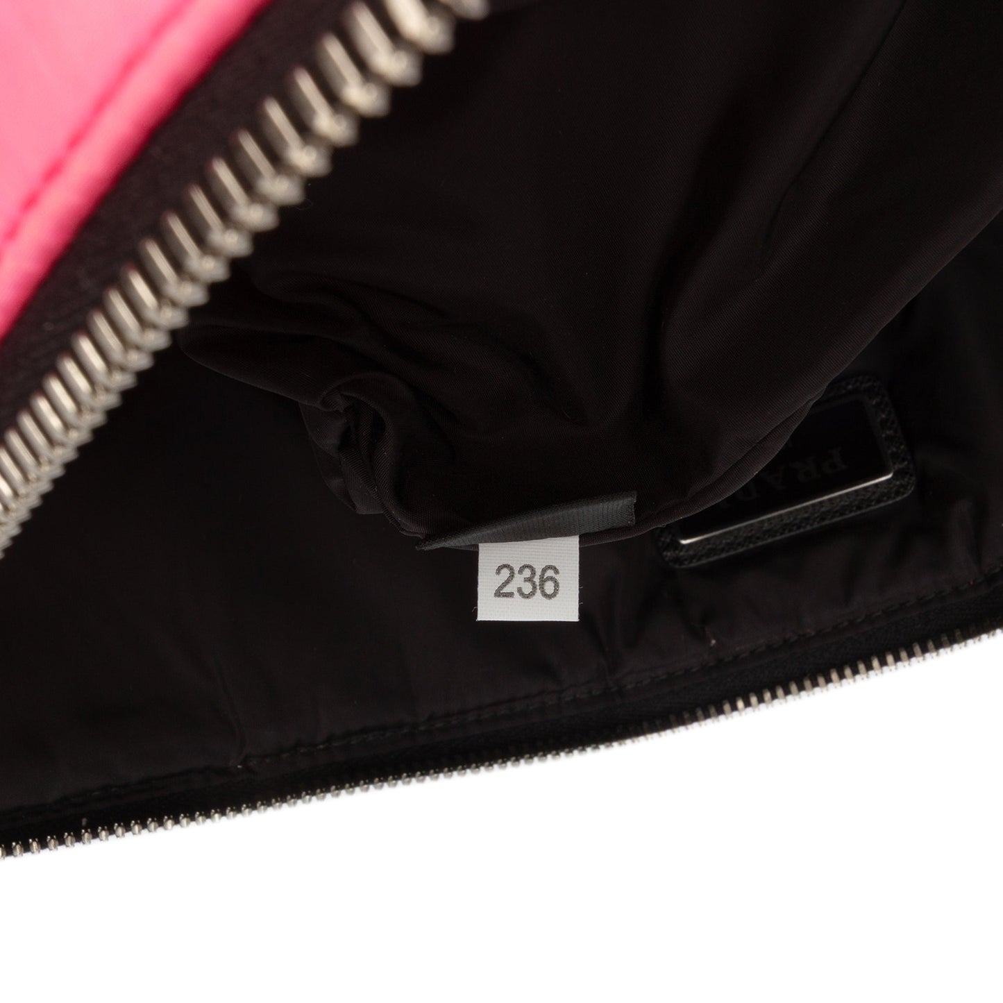 Prada Tessuto Padded Zip Clutch