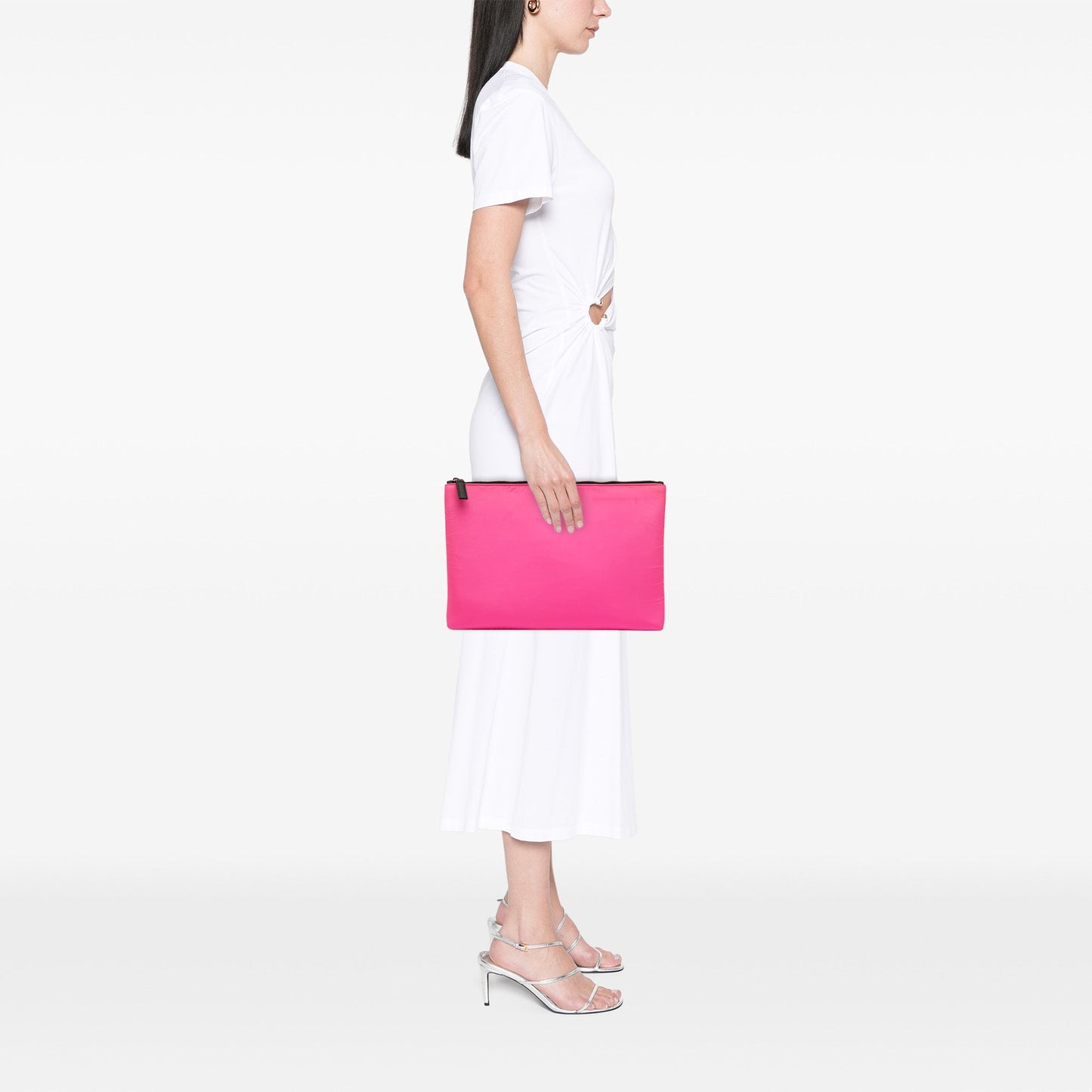 Prada Tessuto Padded Zip Clutch