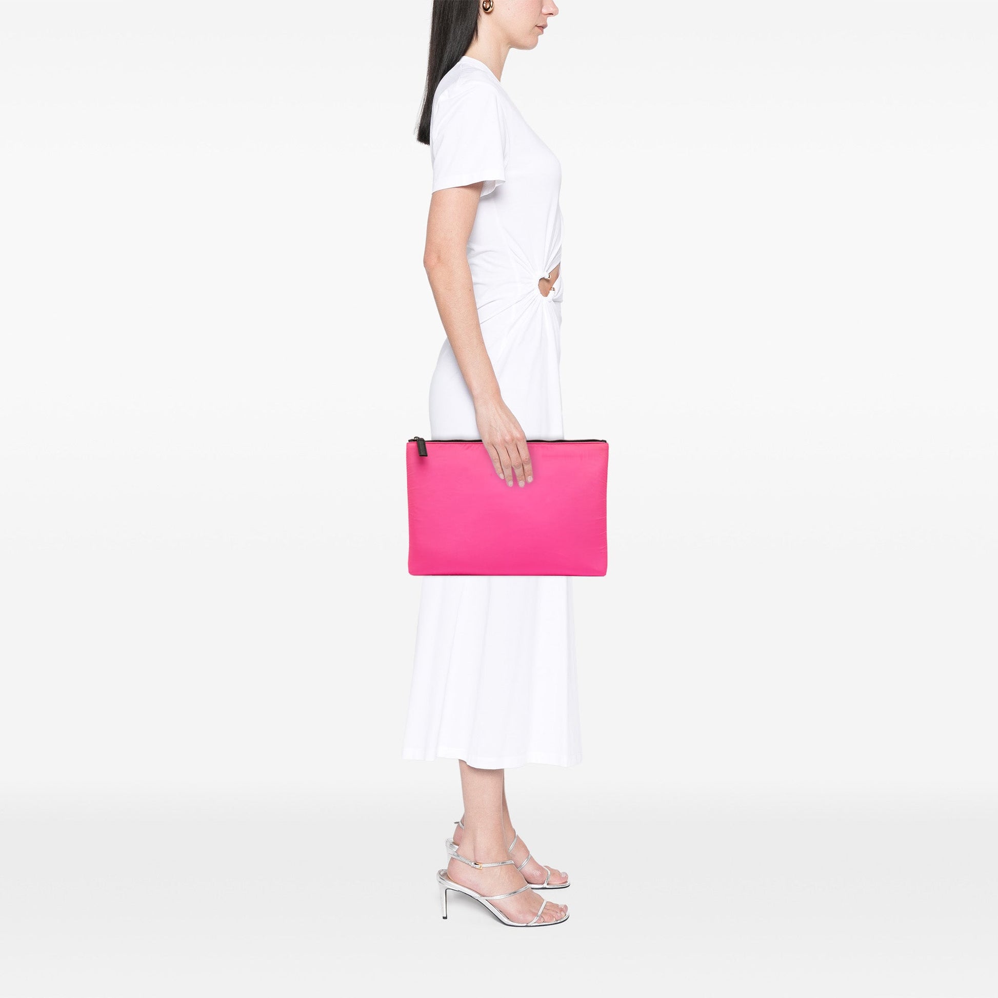 Prada Tessuto Padded Zip Clutch