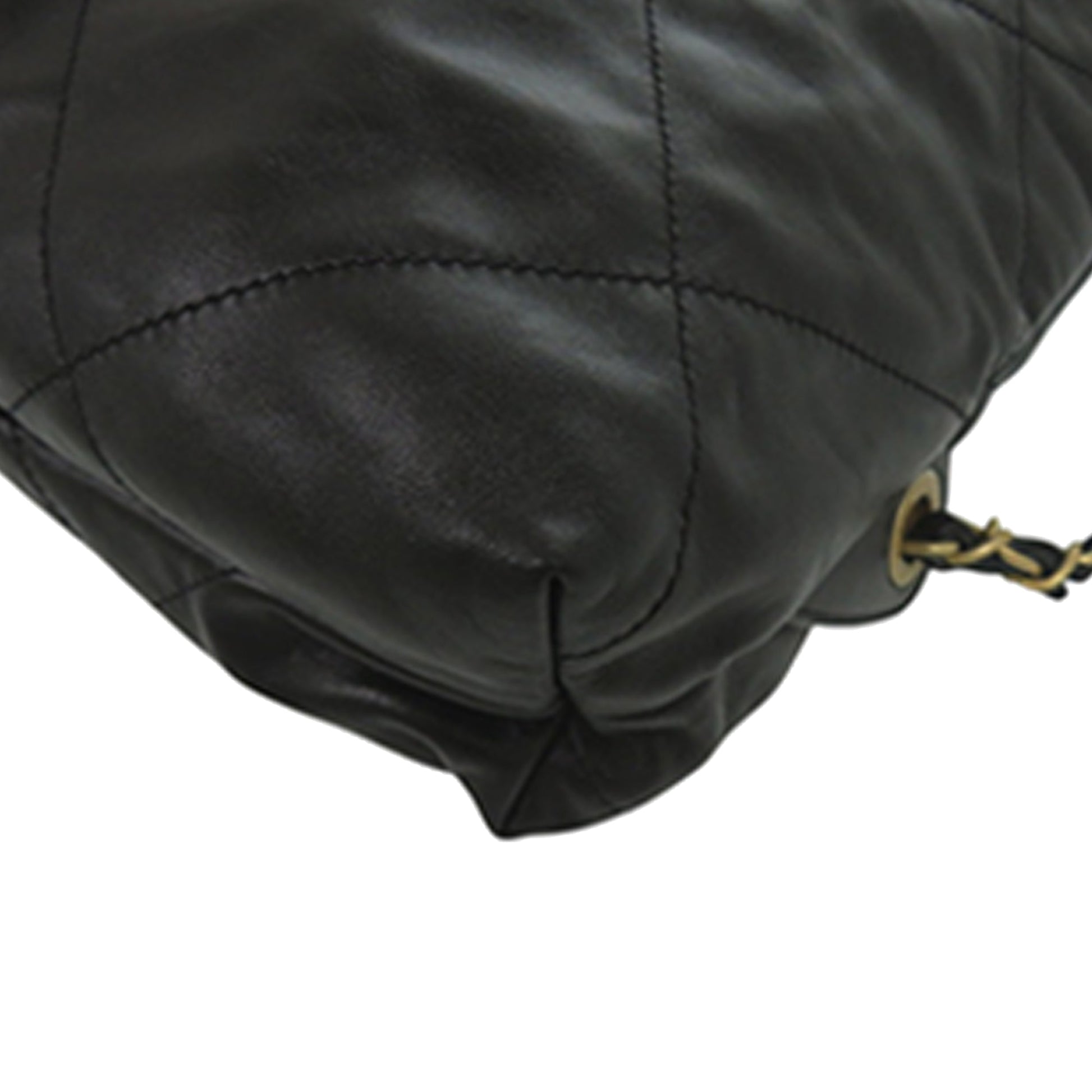 Chanel Large Quilted Shiny Calfskin 22 Backpack