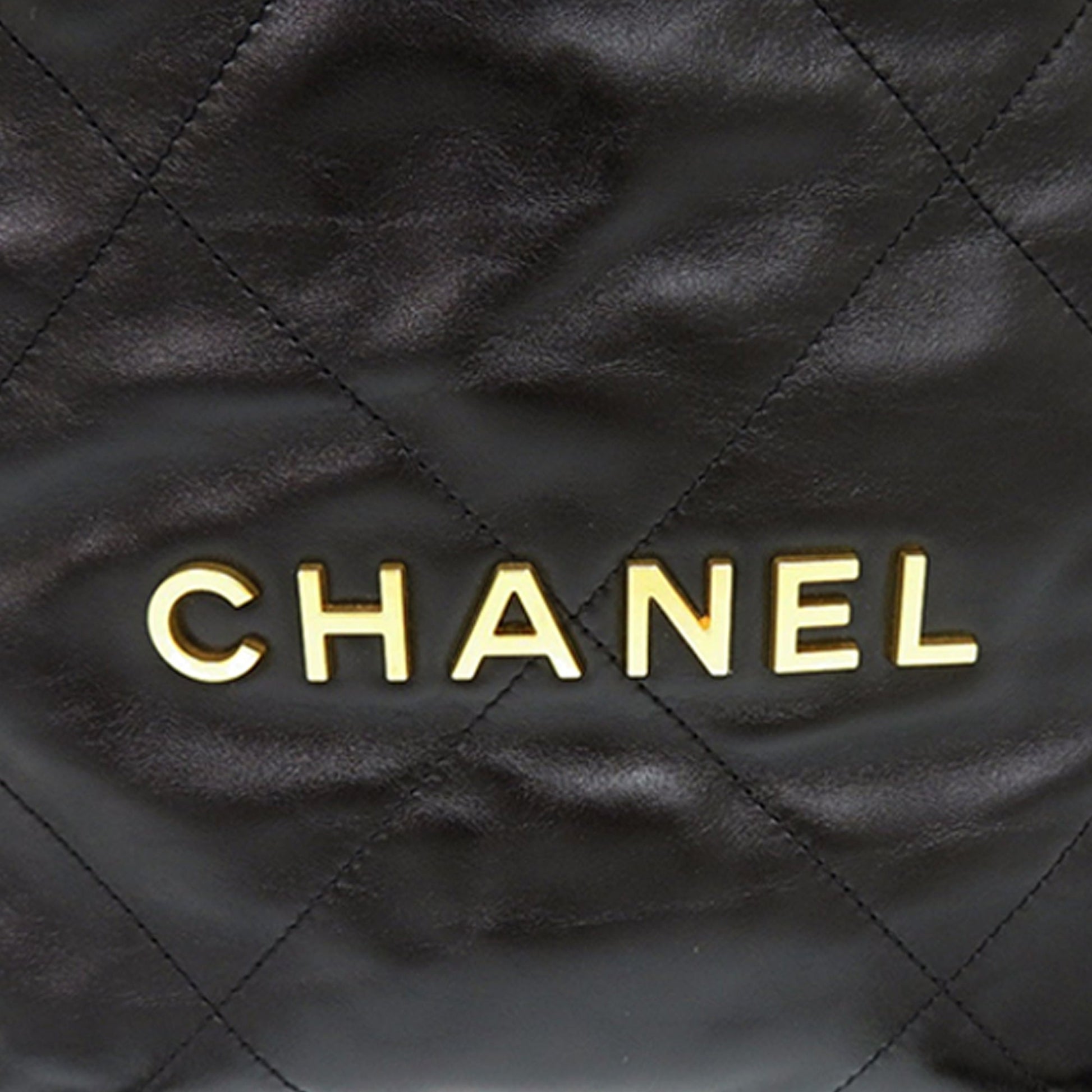 Chanel Large Quilted Shiny Calfskin 22 Backpack